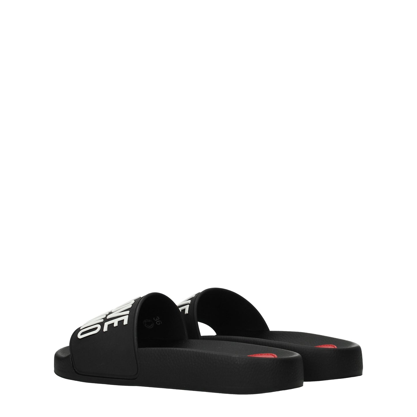 Love Moschino Women's Sandals & Slippers in Rubber Black