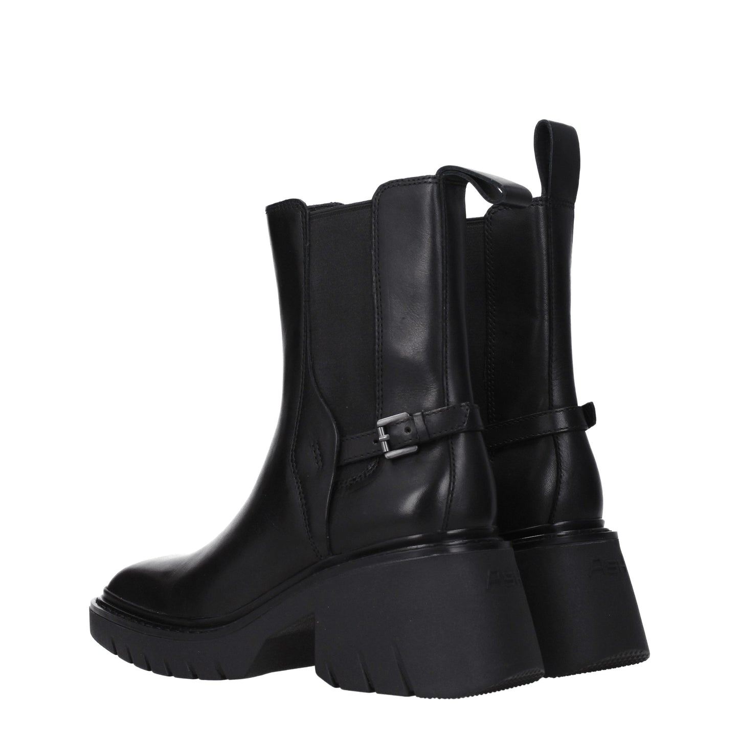 Ash Women's Boots in Leather Black