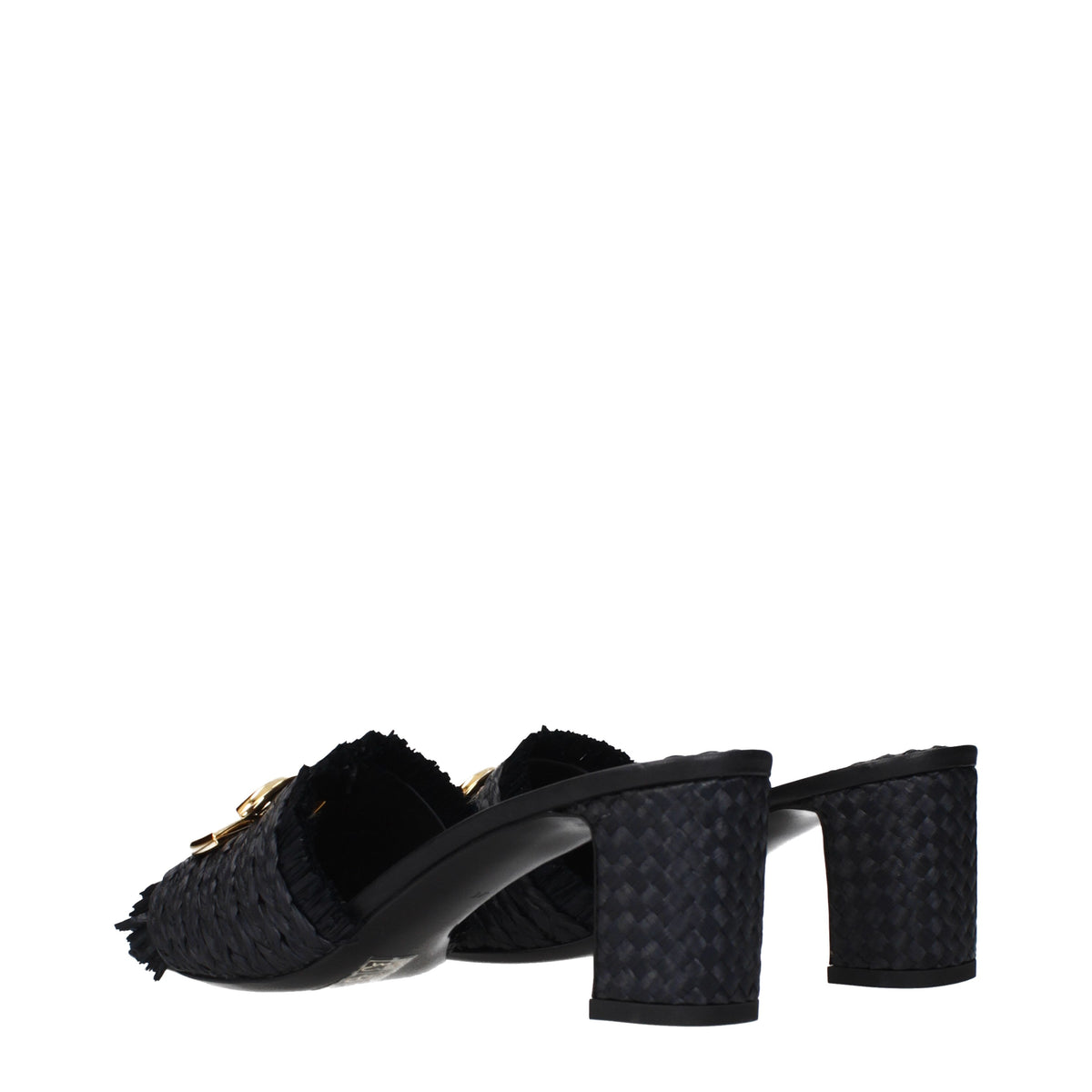 Dolce&Gabbana Sandals Women Raffia Black
