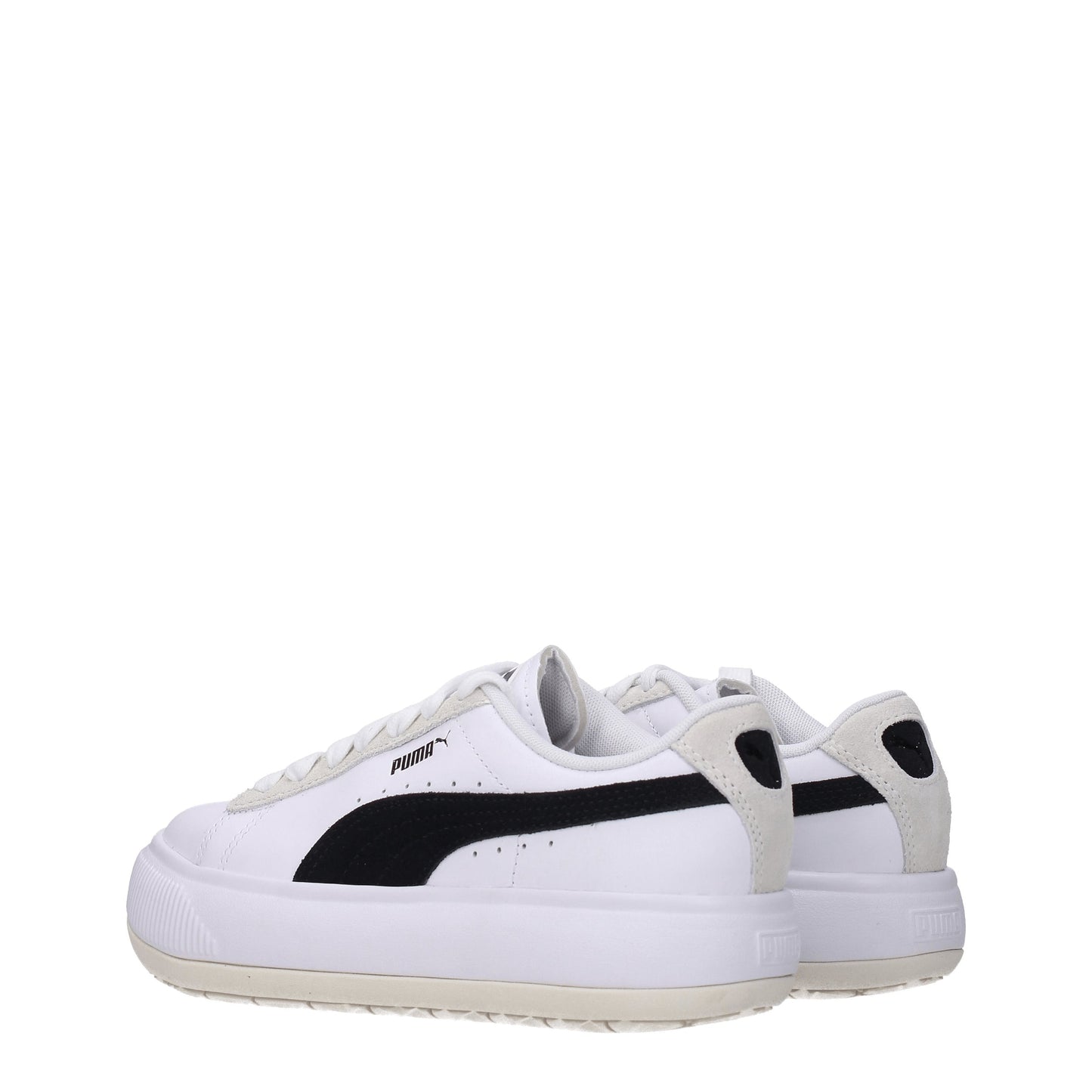 Puma Women's Sneakers in Leather White/Black