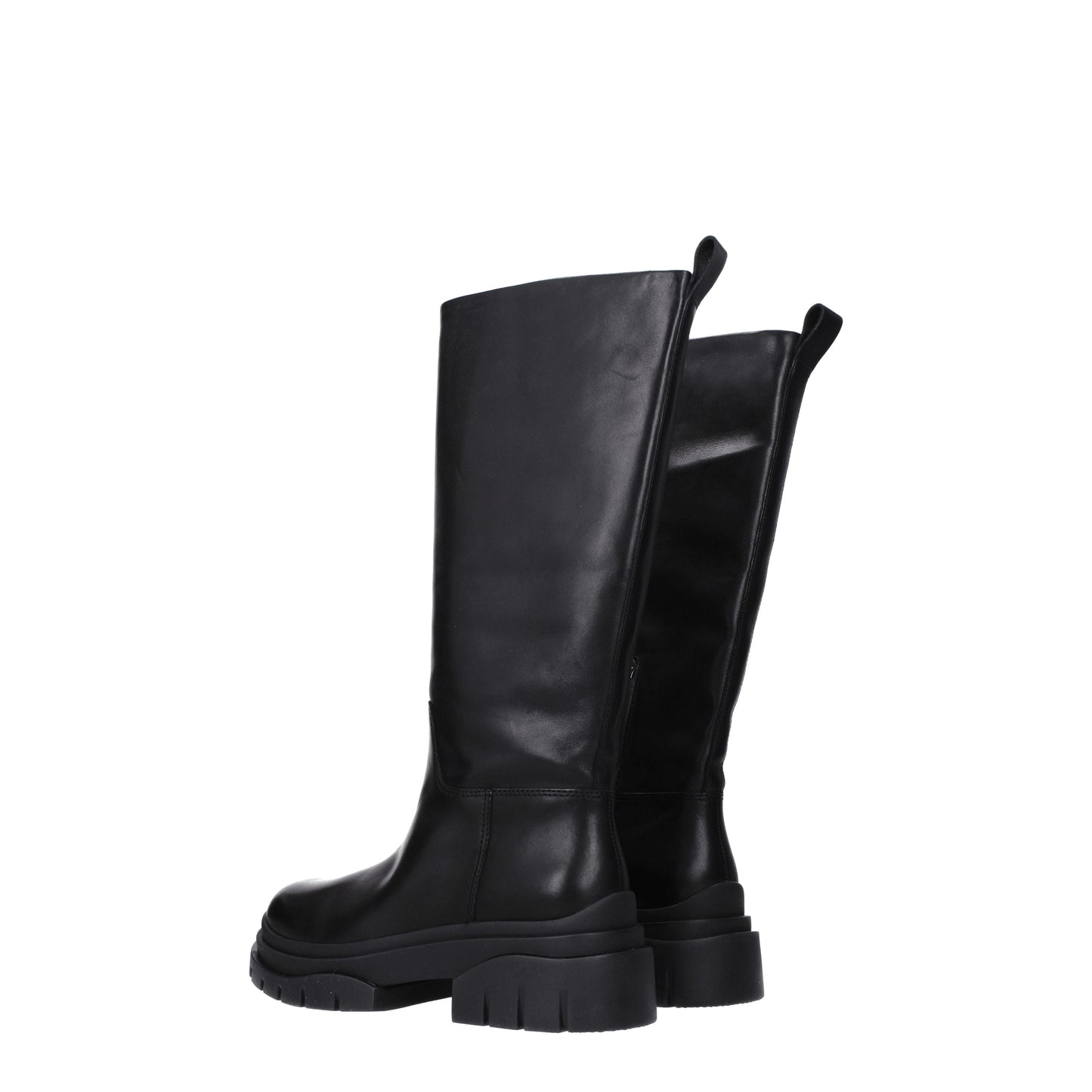 Ash Women's Boots in Leather Black