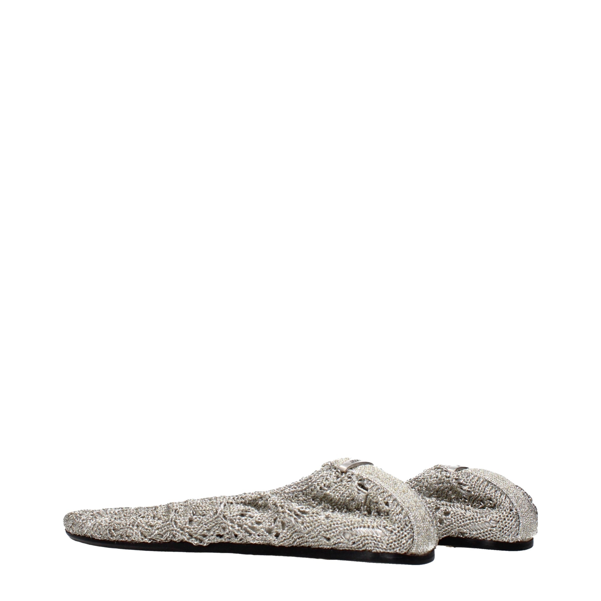 Isabel Marant Ballet Flats Women Fabric  Silver