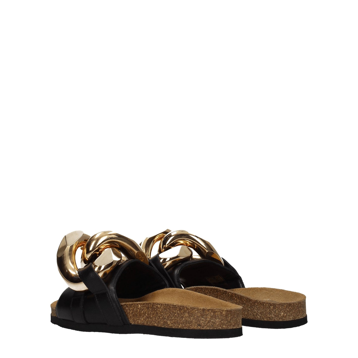 Jw Anderson Women's Sandals & Slippers in Leather Black