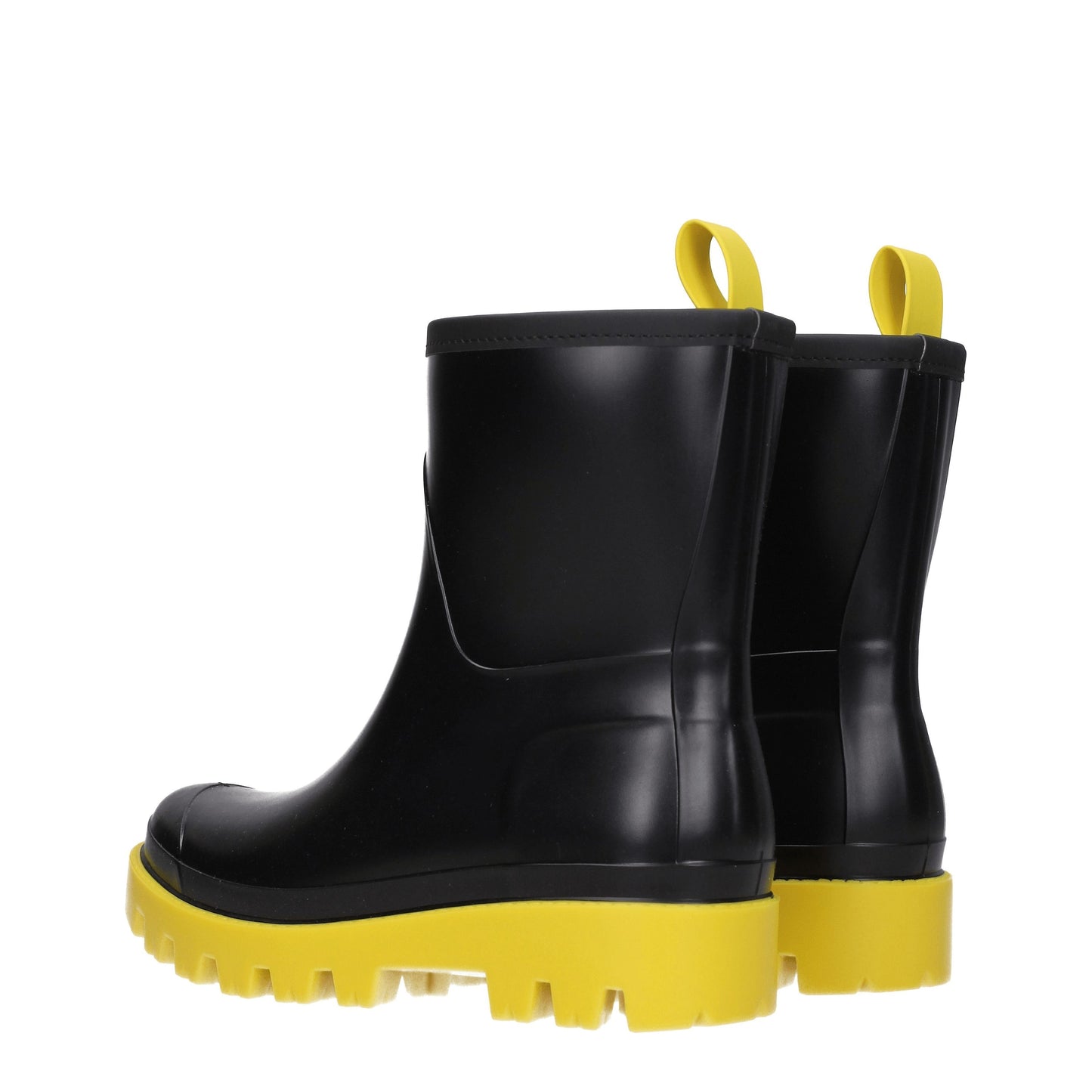 Gia Borghini Women's Boots in Rubber Black/Yellow