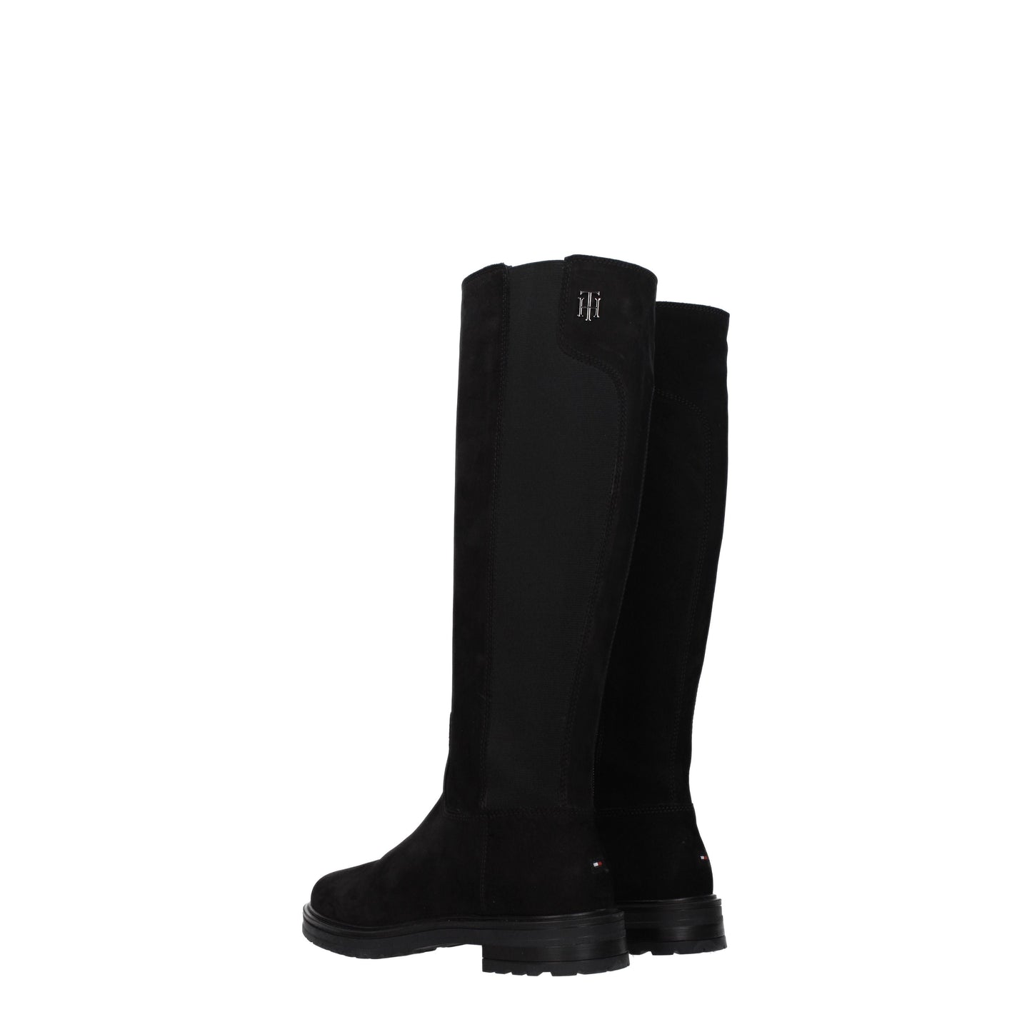 Tommy Hilfiger Women's Boots in Suede Black