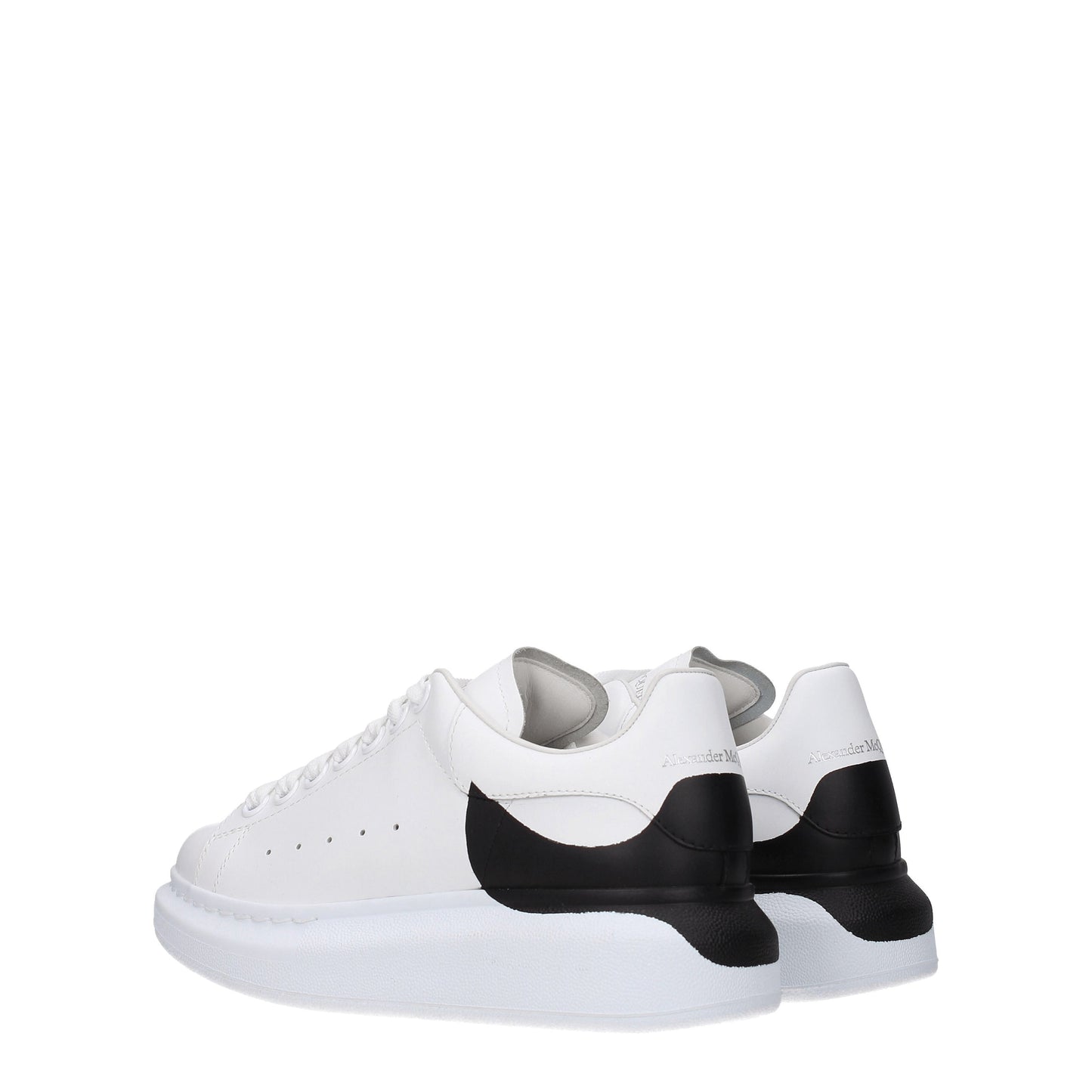 Alexander McQueen Women's Sneakers in Leather White/Black