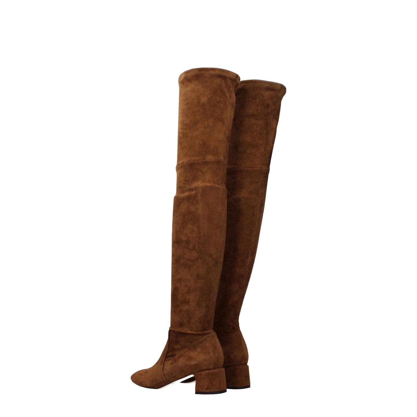 Parallèle Women's Boots in Velvet Brown/Camel