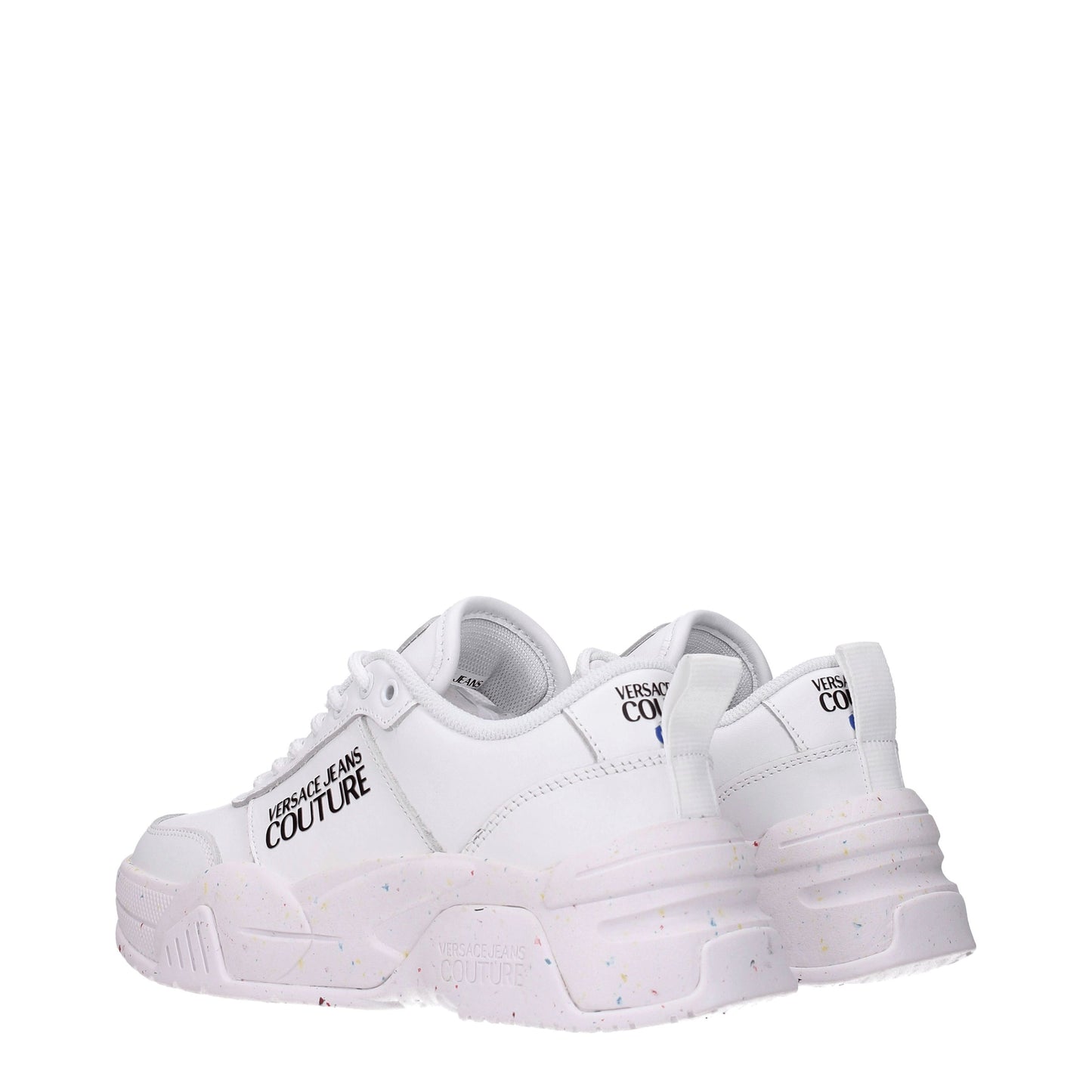 Versace Jeans Women's Sneakers in Eco Leather White/Optic White