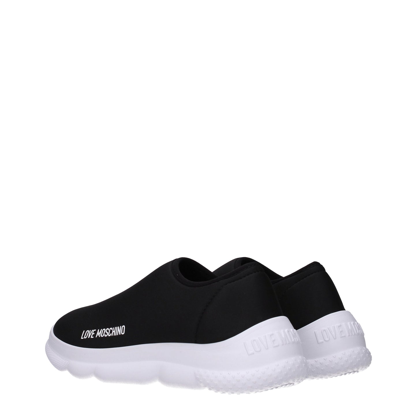 Love Moschino Women's Slip-ons in Fabric  Black/White