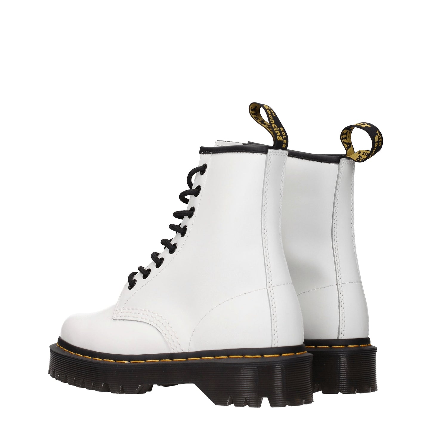 Dr. Martens Women's Boots in Leather White