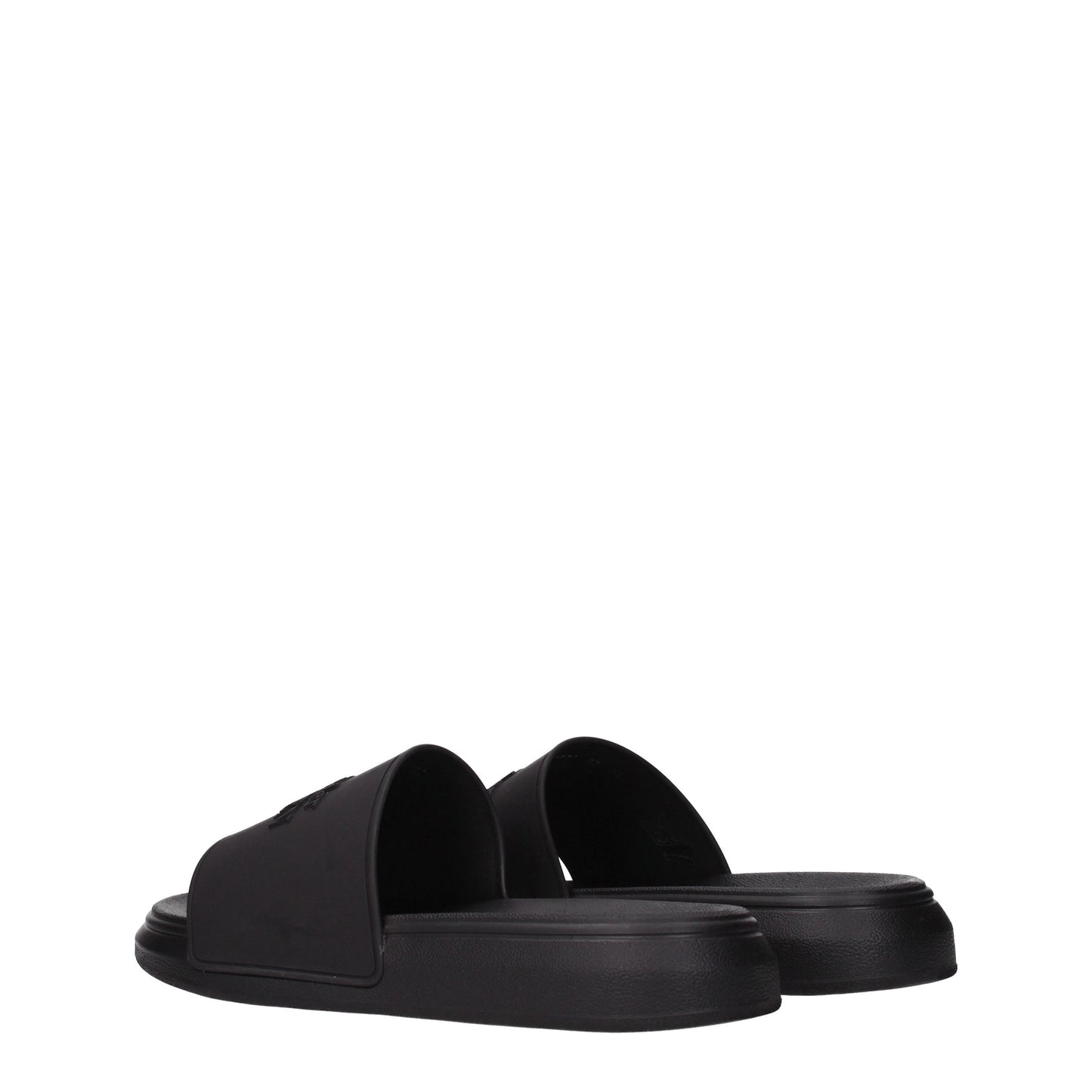 Alexander McQueen Sandals & Slippers Men Rubber Black