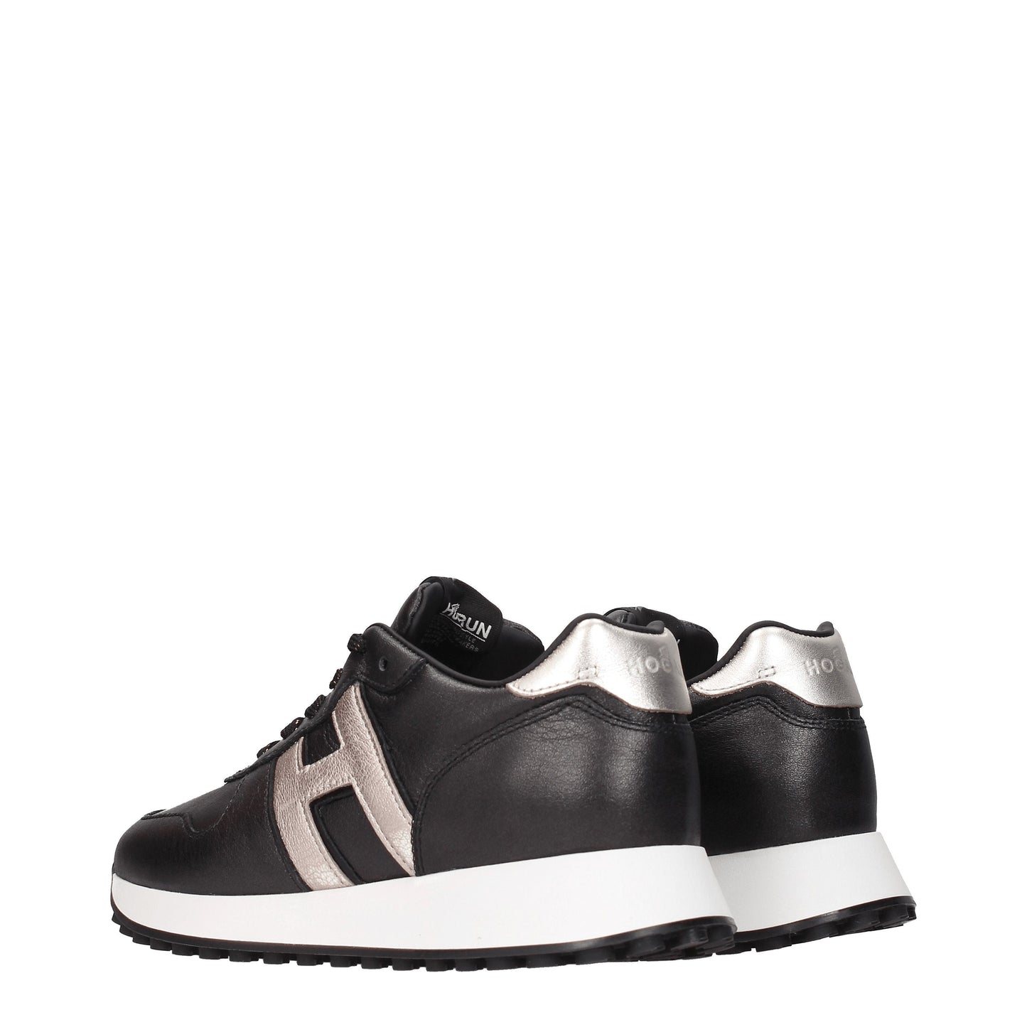 Hogan Women's Sneakers in Leather Gray/Asphalt