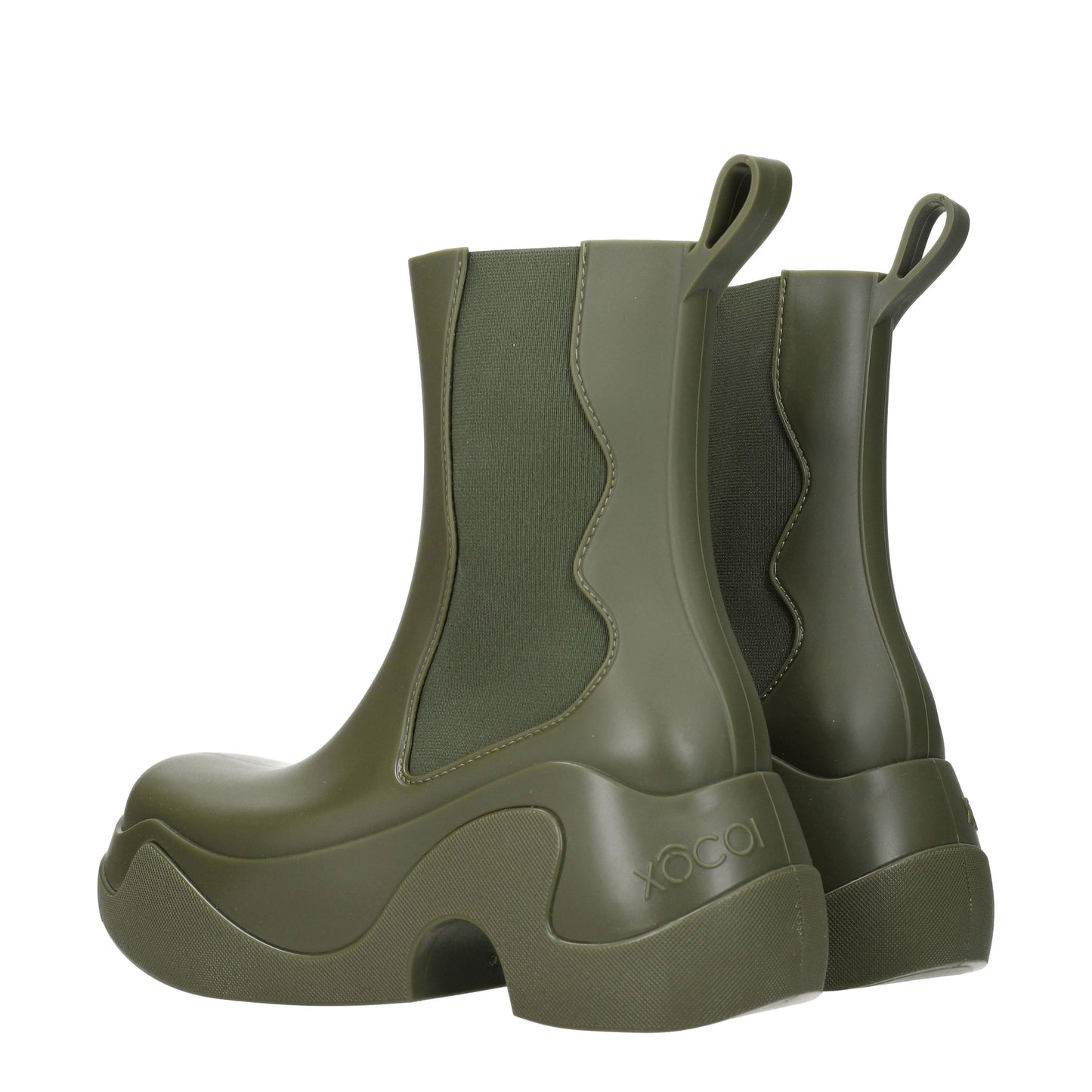 Xocoi Women's Boots in PVC Green/Olive