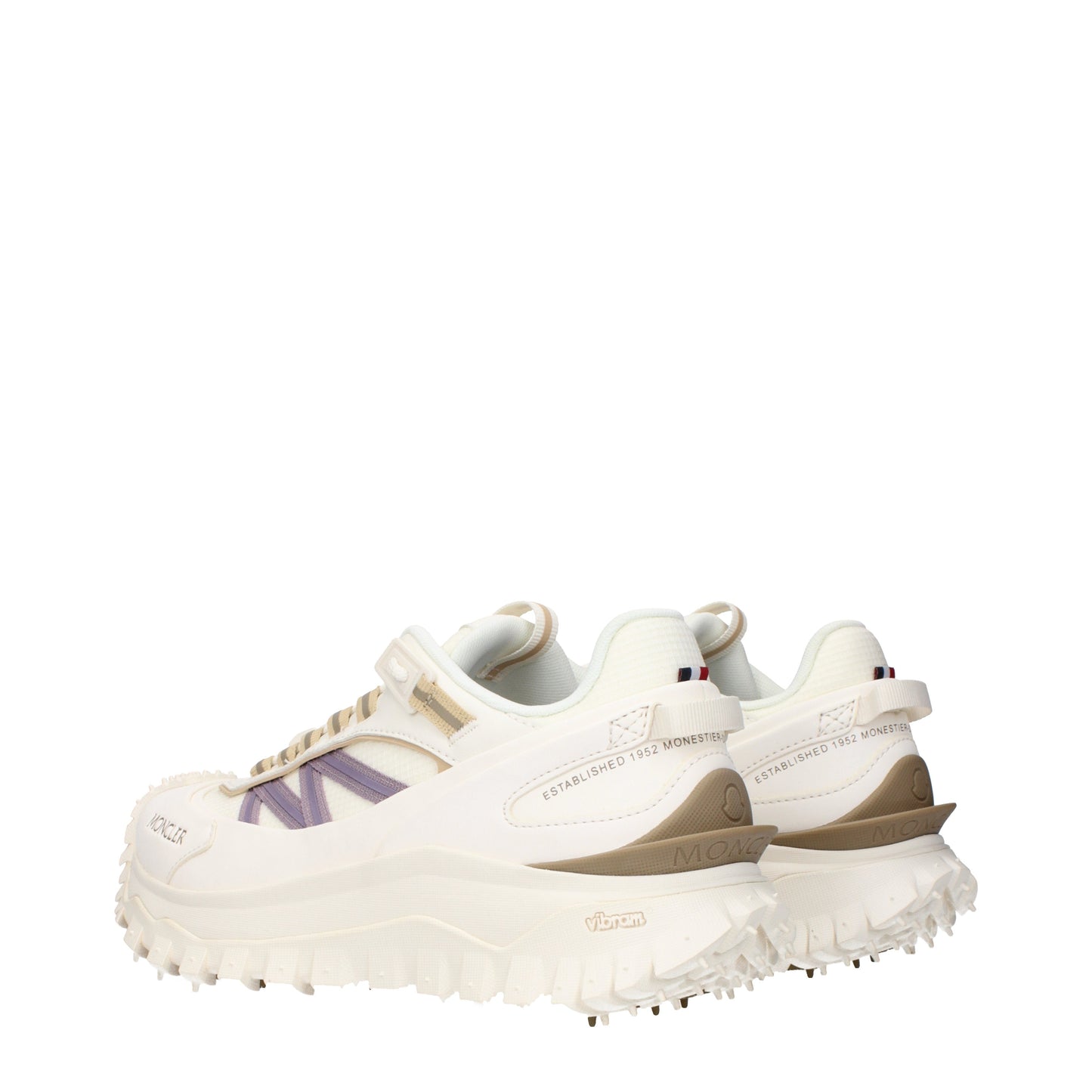 Moncler Sneakers Women Fabric  White