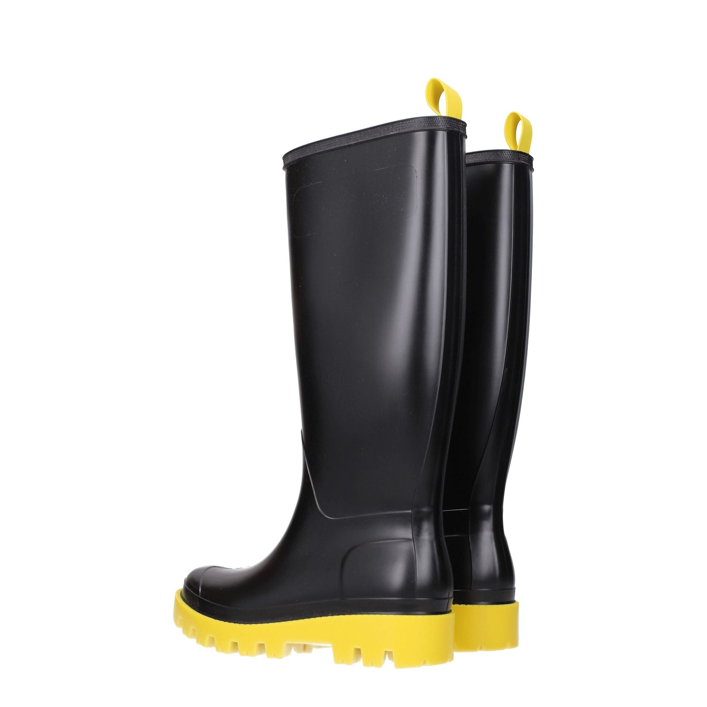 Gia Borghini Women's Boots in Rubber Black/Yellow