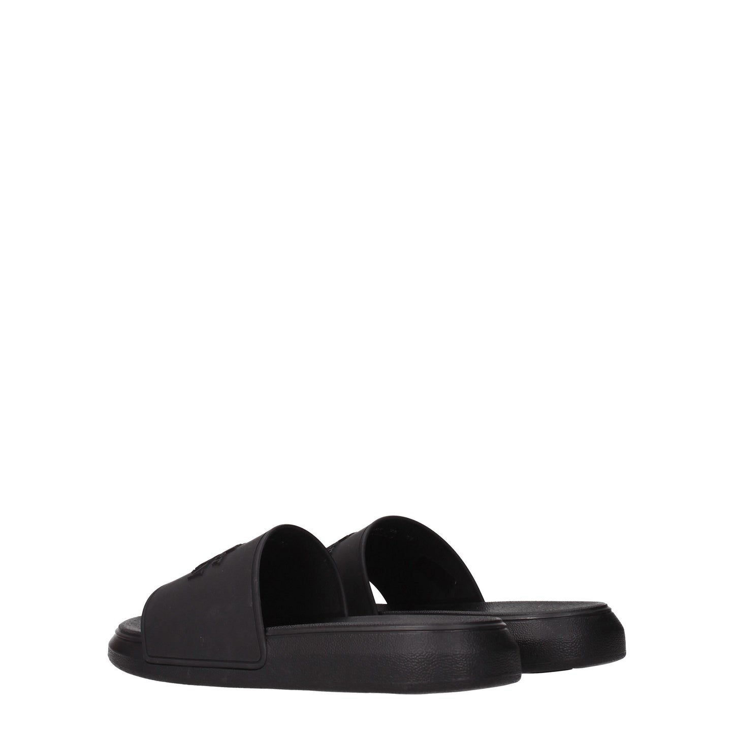 Alexander McQueen Women's Sandals & Slippers in Rubber Black