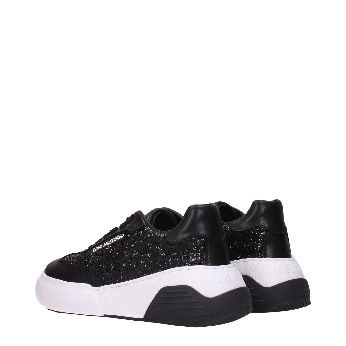 Love Moschino Women's Sneakers in Glitter Black