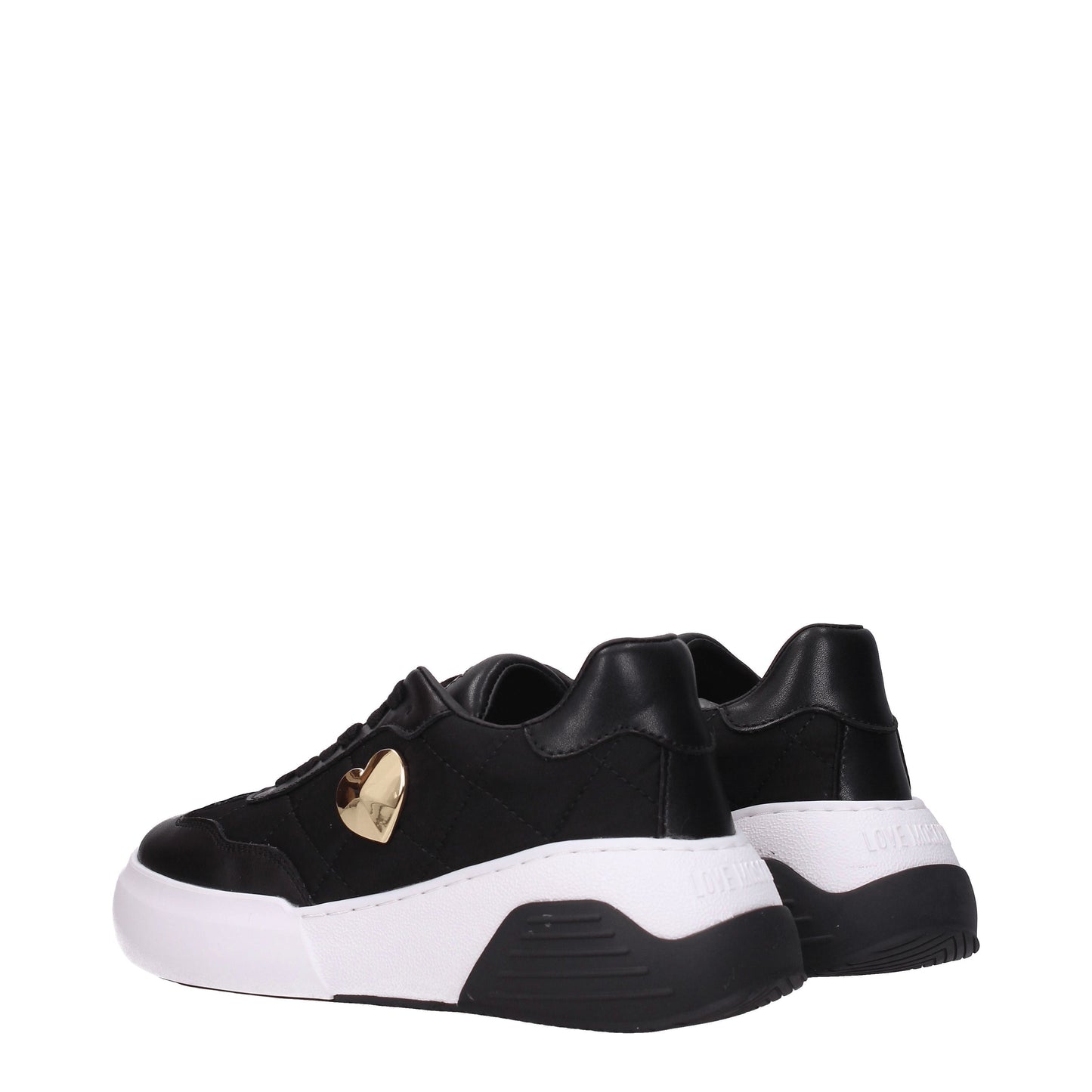 Love Moschino Women's Sneakers in Fabric  Black