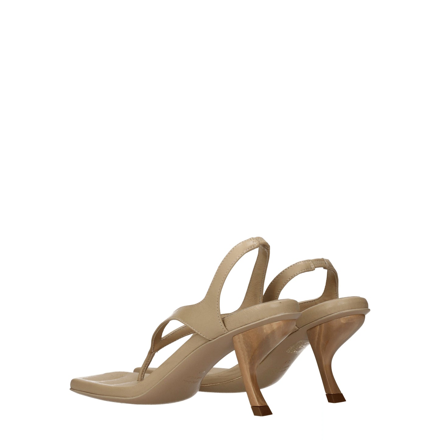 Gia Borghini Women's Sandals in Leather Beige