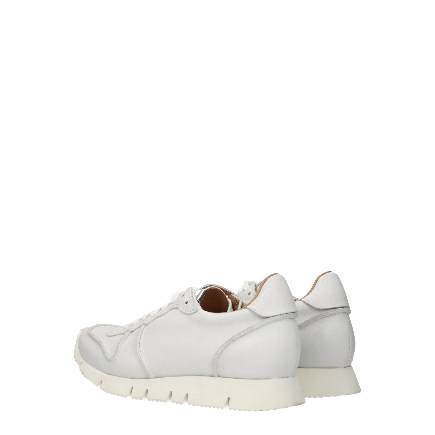 Buttero Women's Sneakers in Suede White/Off White