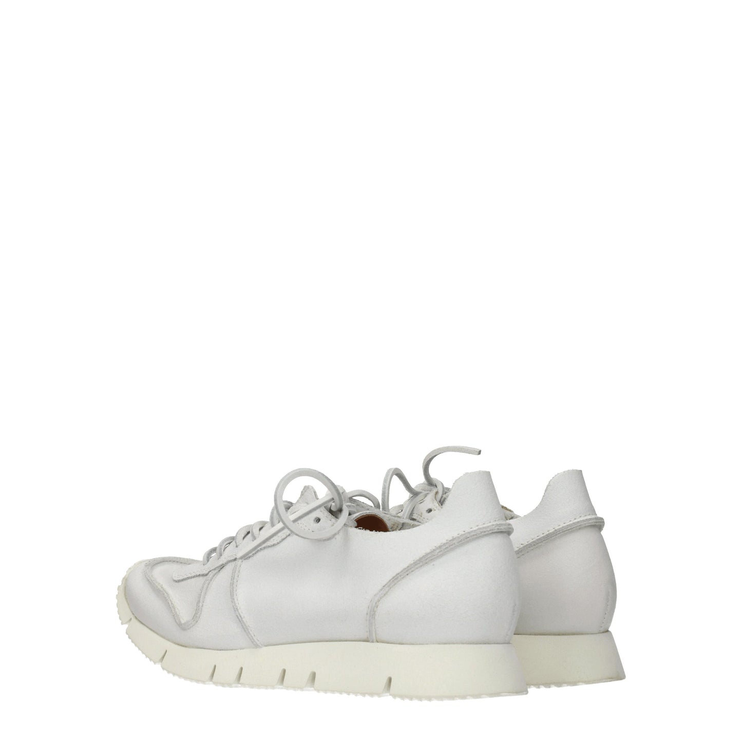 Buttero Women's Sneakers in Suede White/Off White