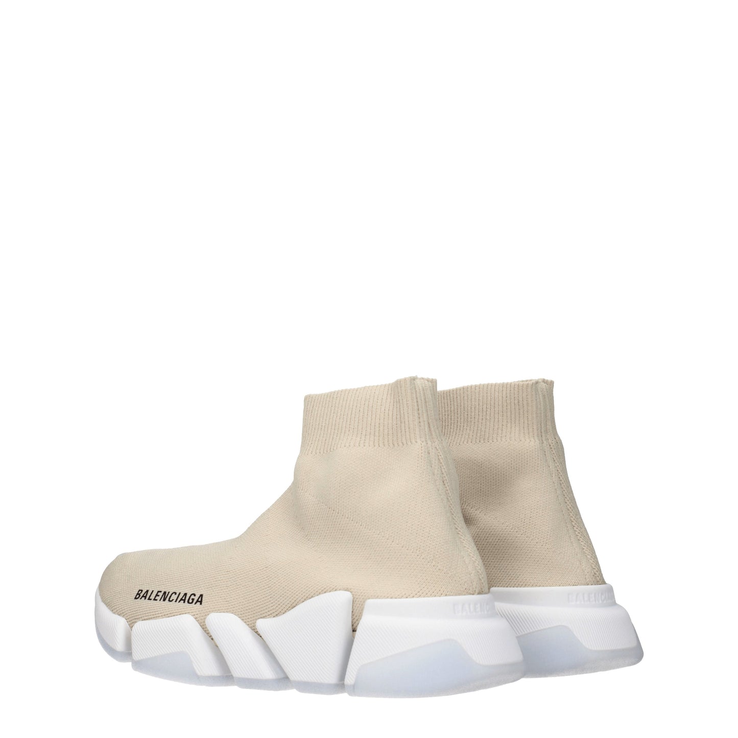 Balenciaga Women's Sneakers in Fabric  Beige/Light Beige