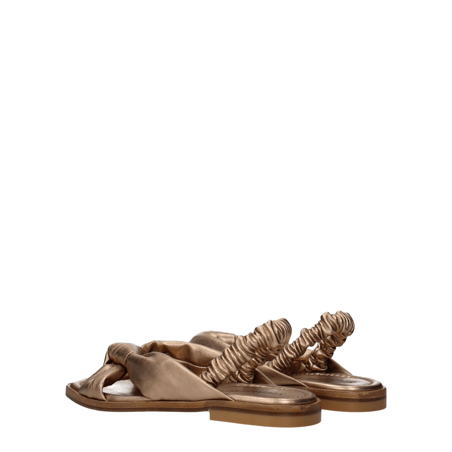 Stuart Weitzman Women's Sandals in Leather Gold