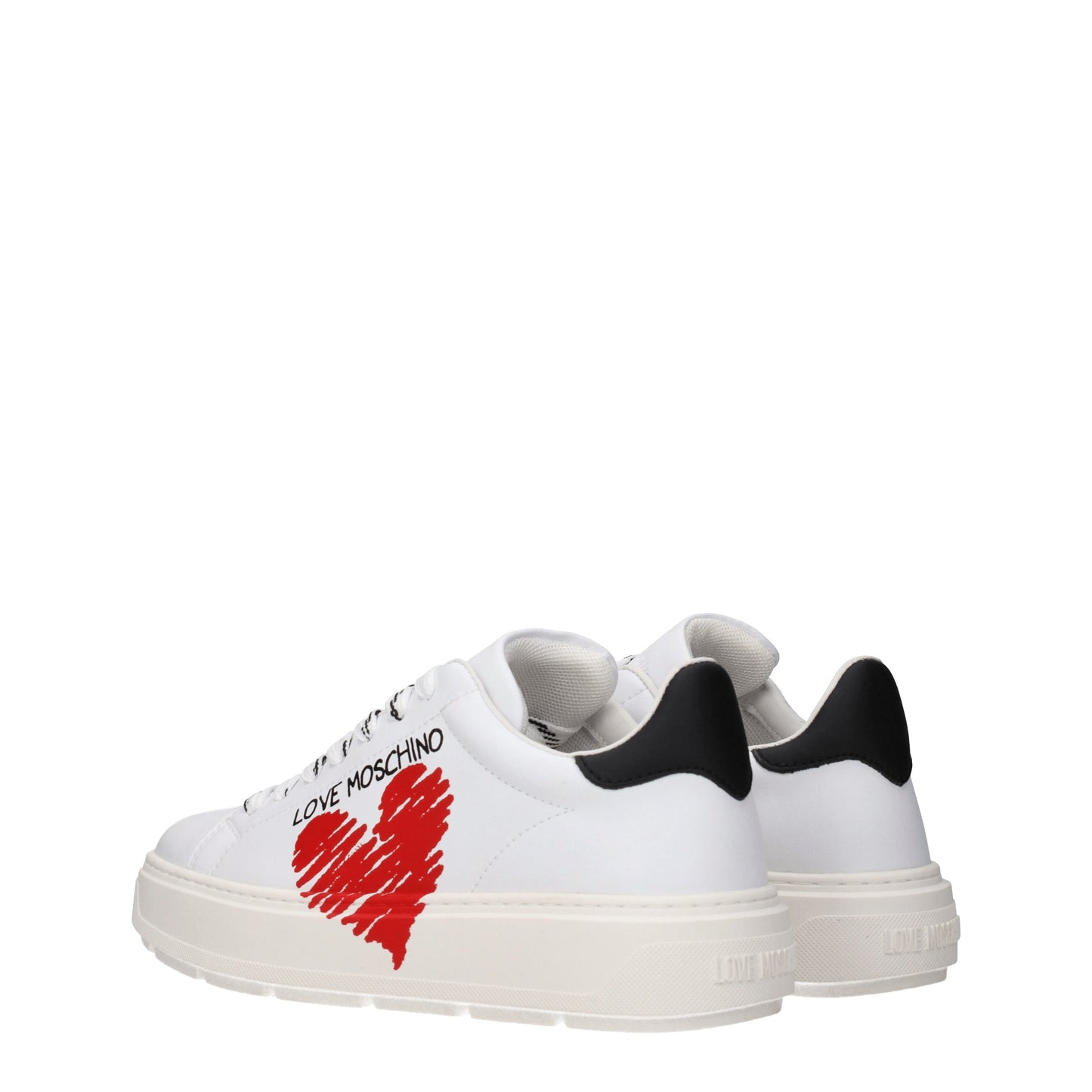 Love Moschino Women's Sneakers in Leather White