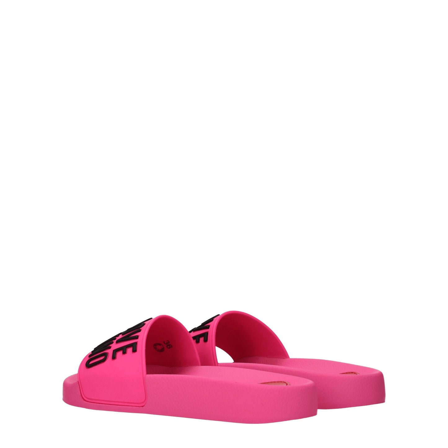 Love Moschino Women's Sandals & Slippers in Rubber Fuchsia/Fluo Pink