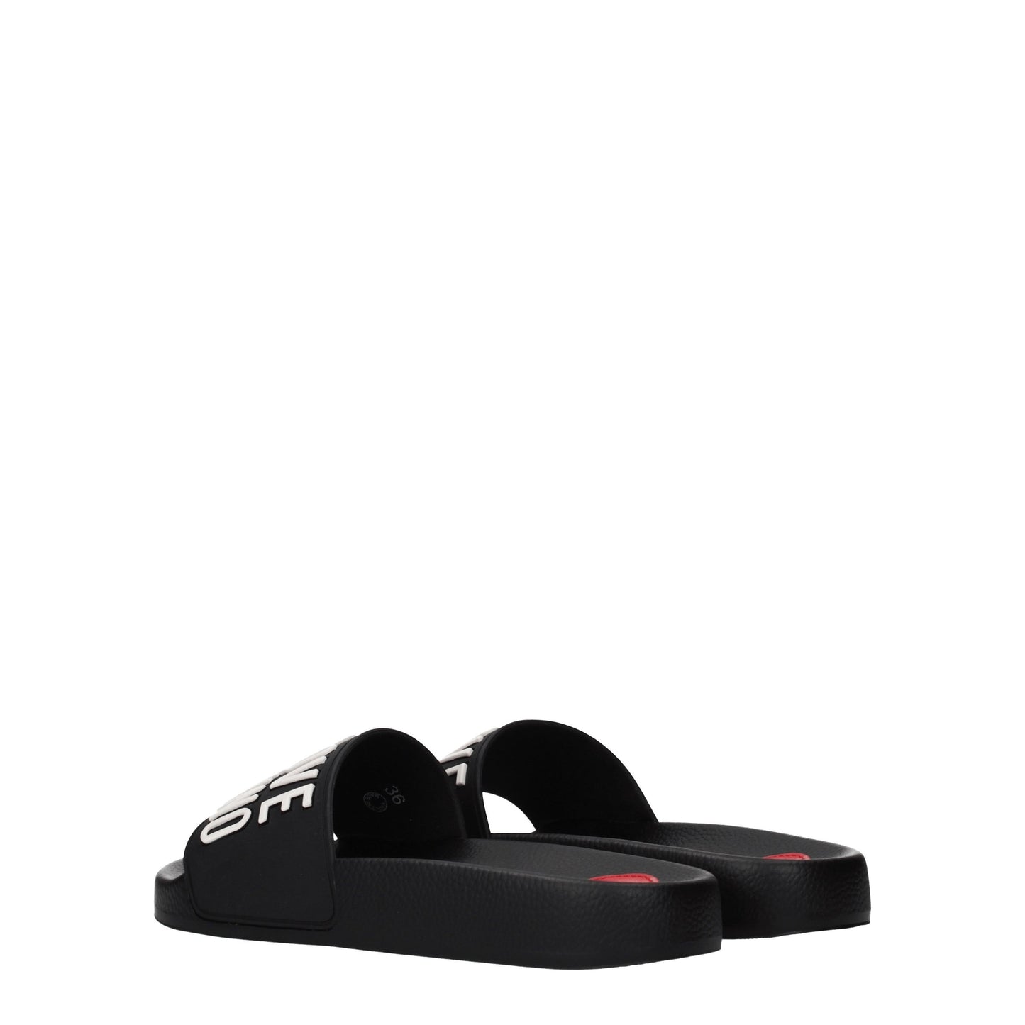 Love Moschino Women's Sandals & Slippers in Rubber Black