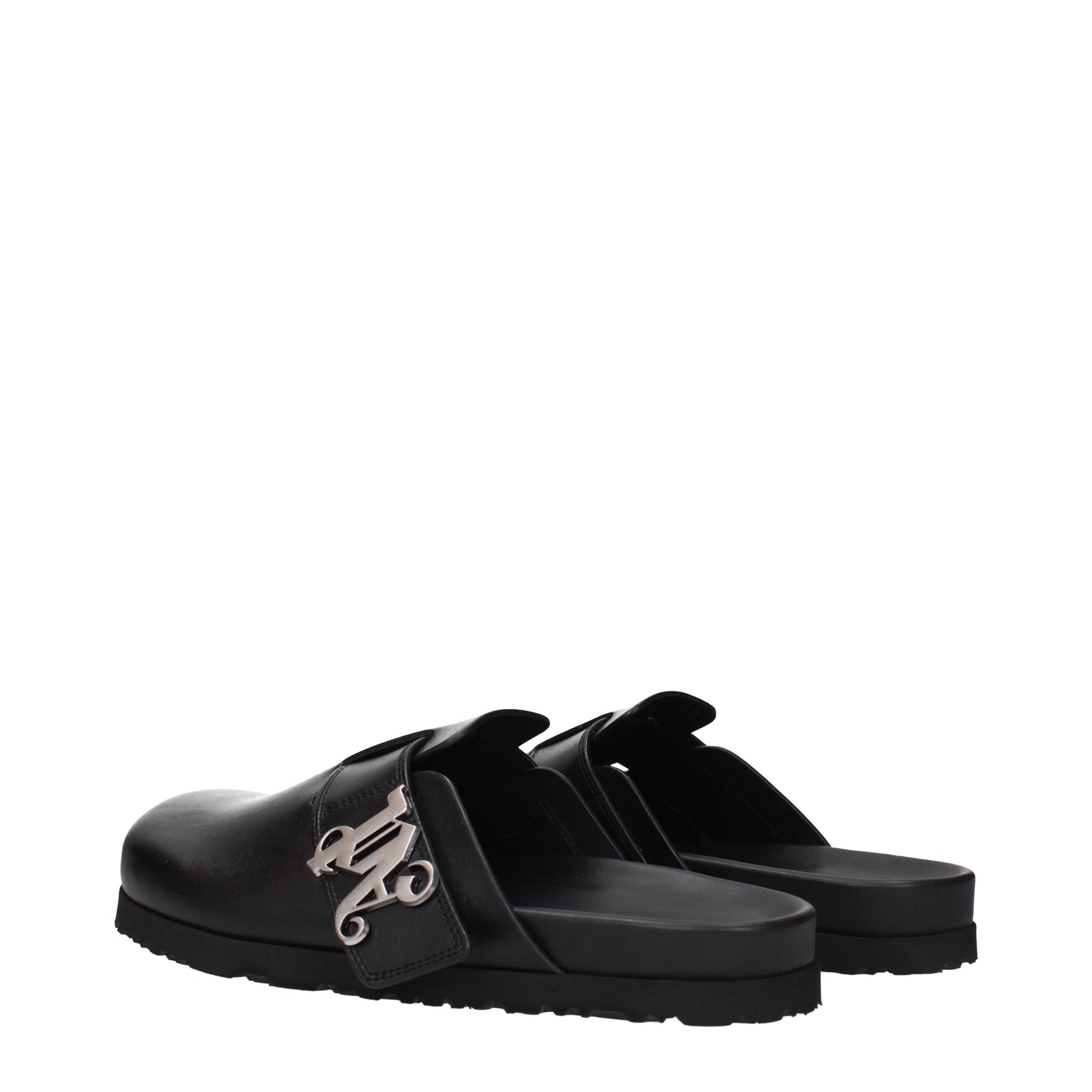Palm Angels Men's Slippers and Clogs Leather