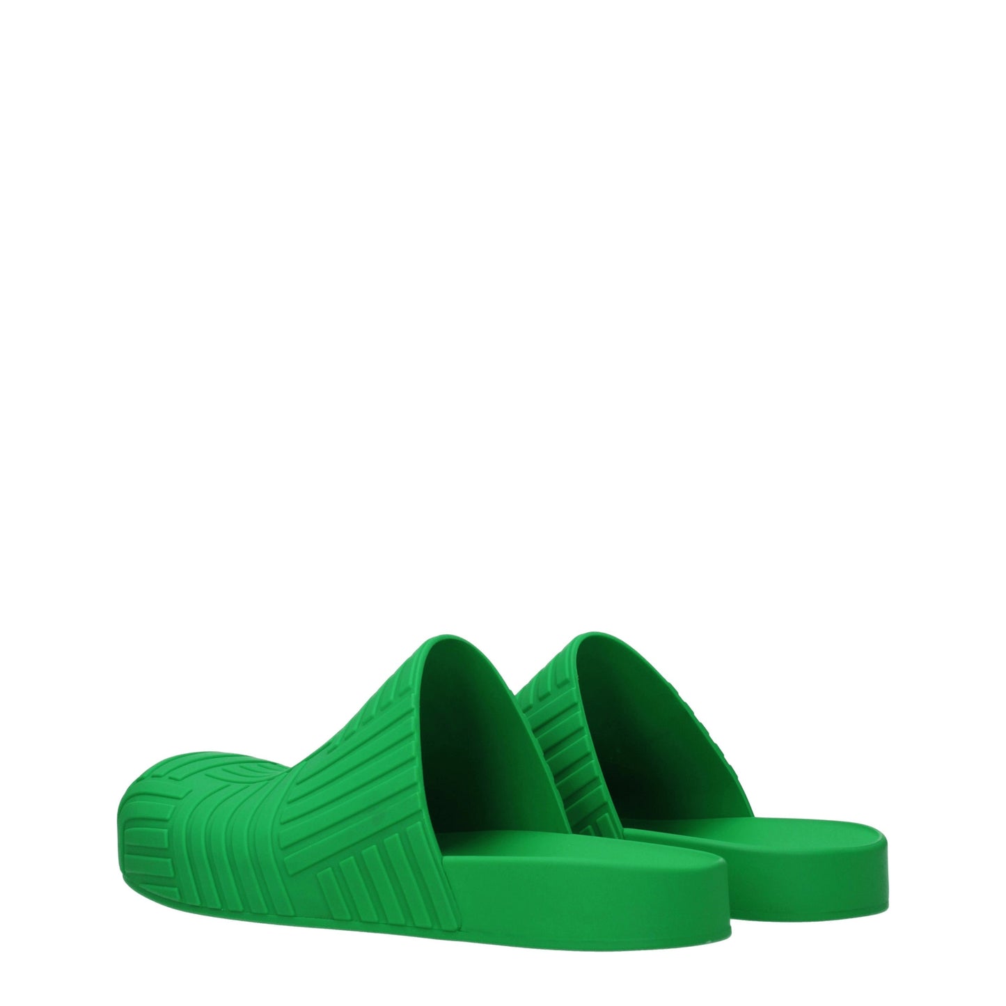 Bottega Veneta Sandals & Slippers Men Rubber Green/Parakeet