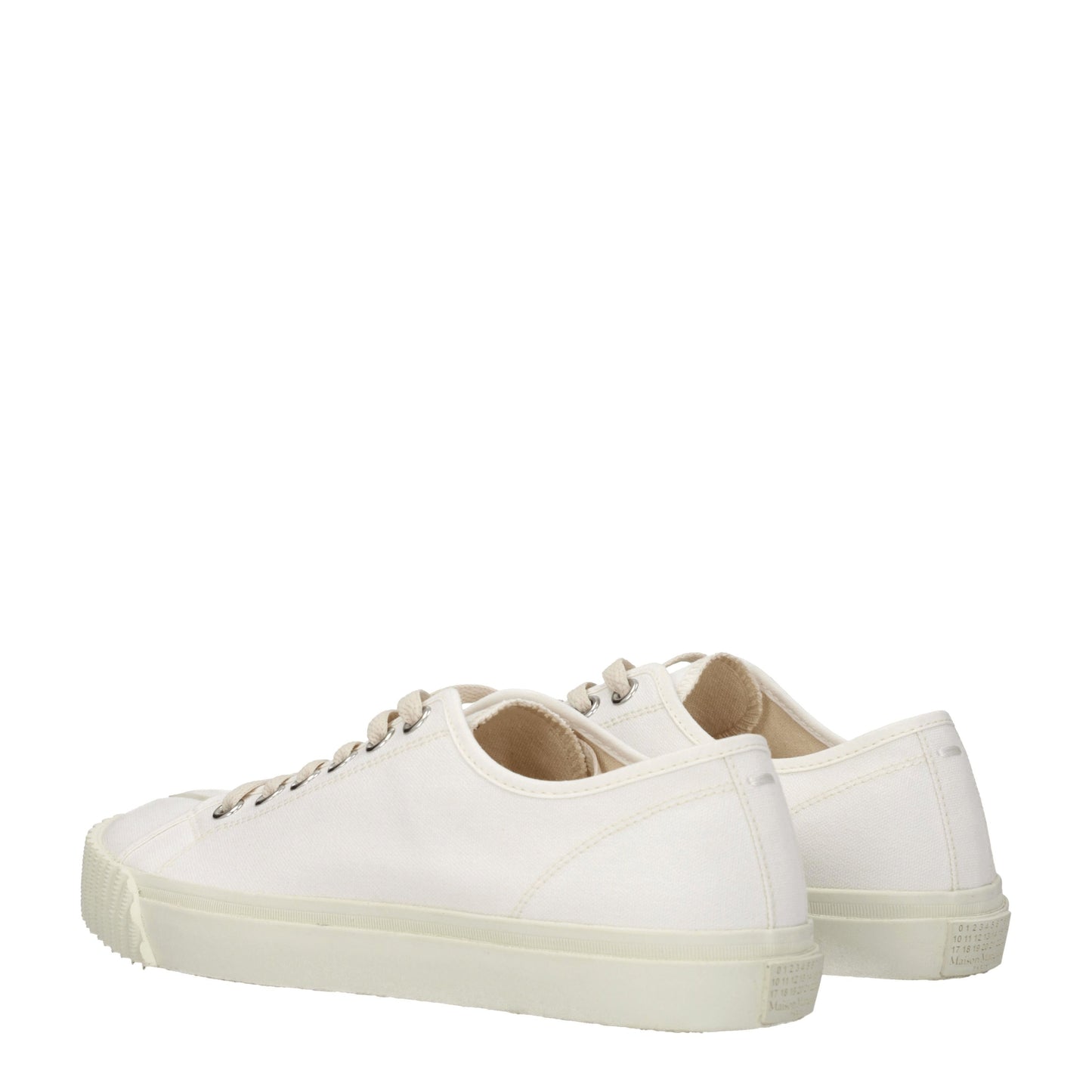 Maison Margiela Men's Sneakers in Fabric  White