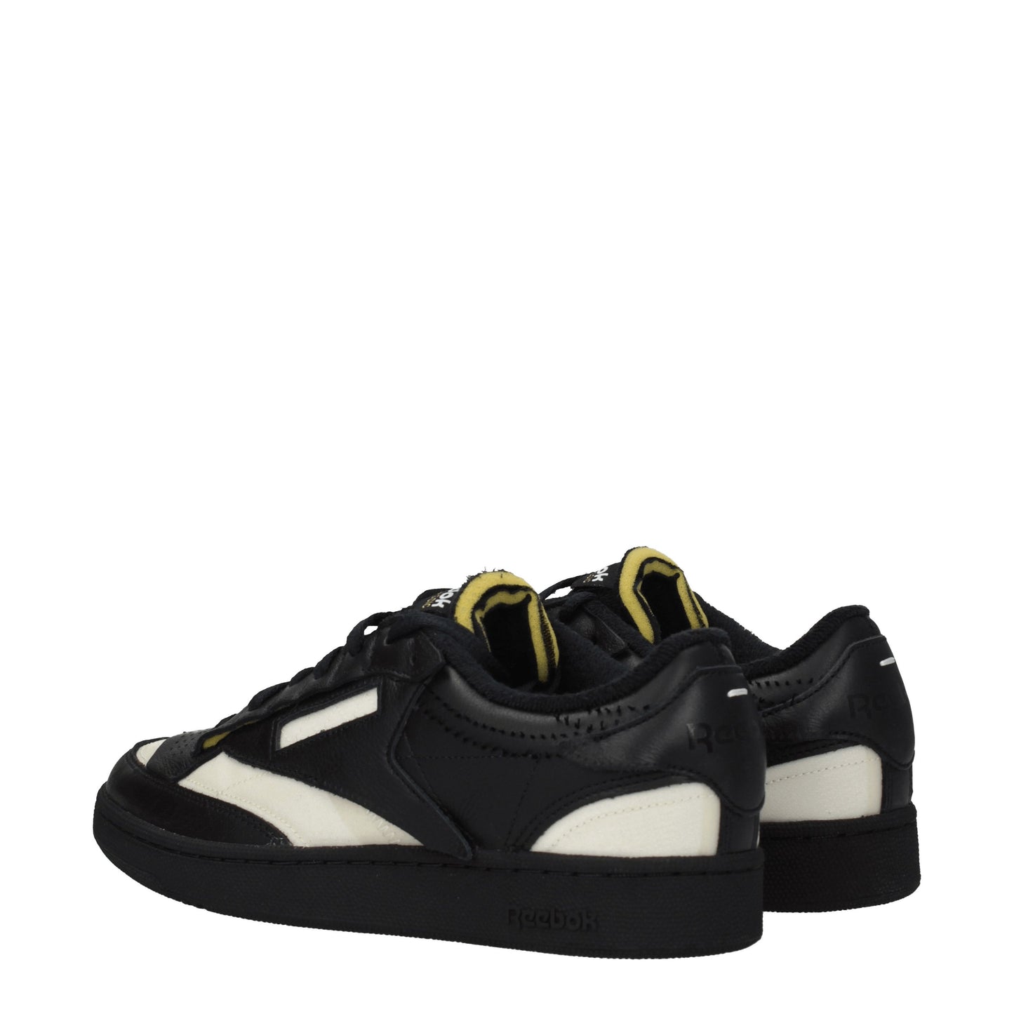 Maison Margiela Men's Sneakers in Leather Black/Beige