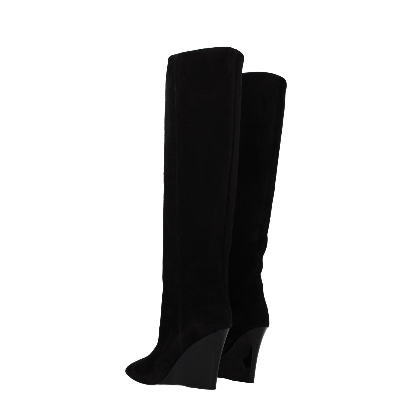 Paris Texas Women's Boots in Suede Black