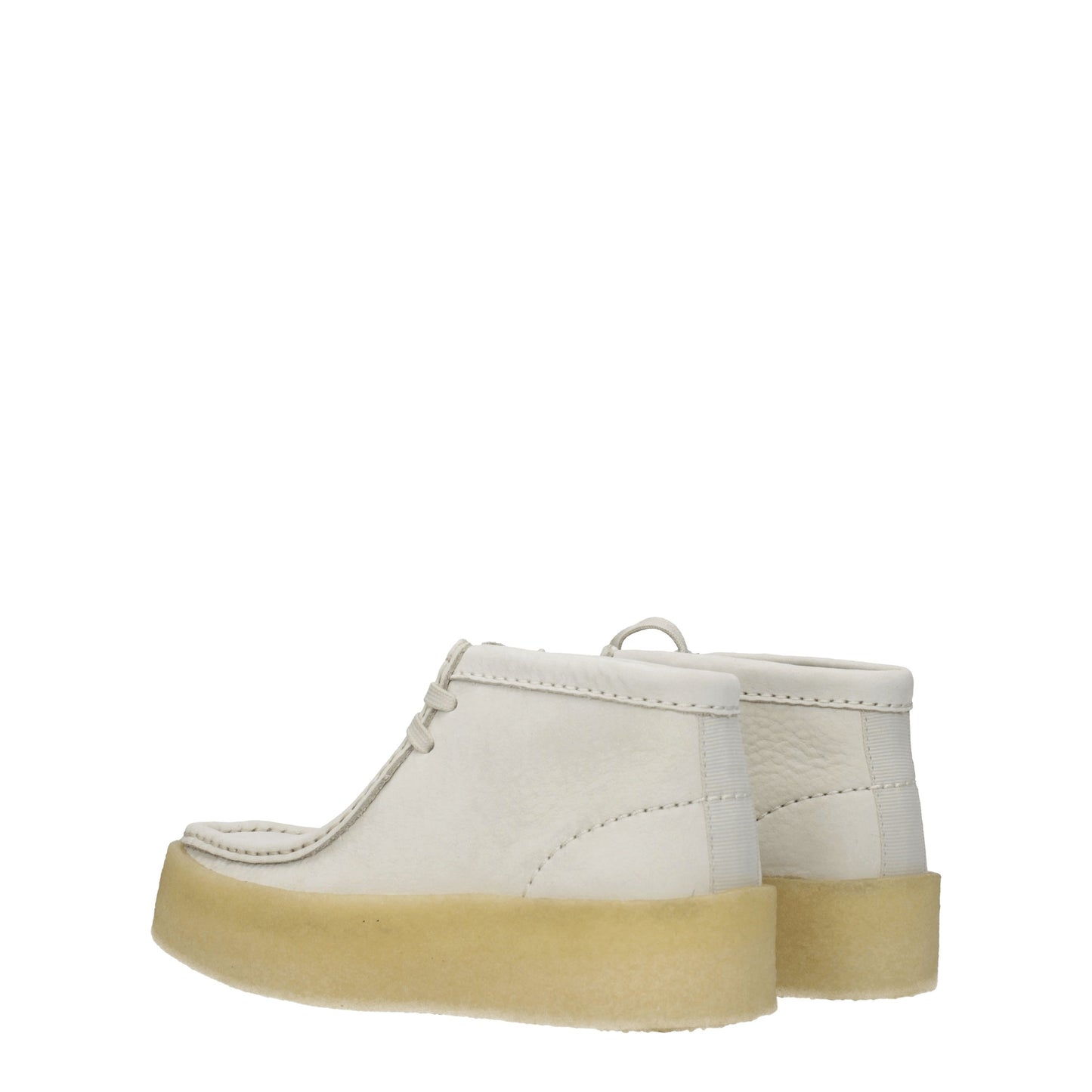 Clarks Women's Boots in Suede White/Off White