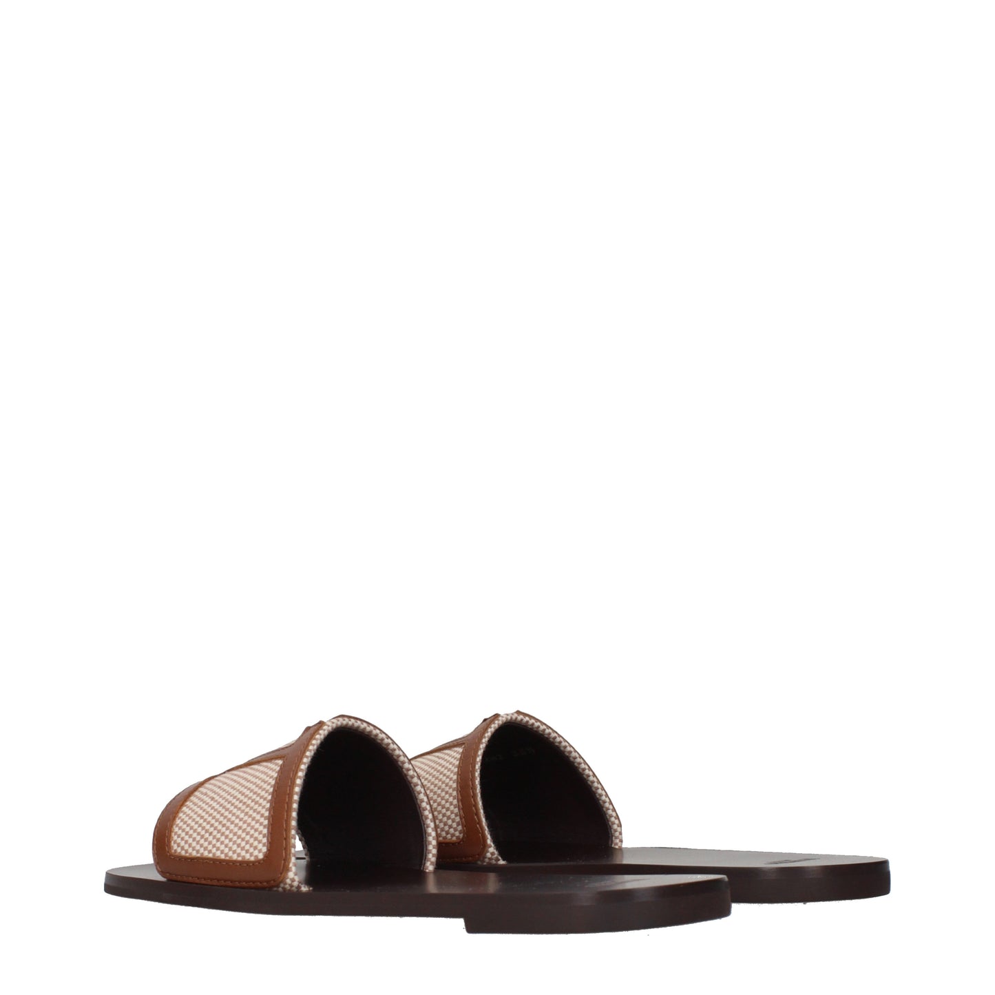 Valentino Garavani Slippers and Clogs Women Fabric  Beige/Brown