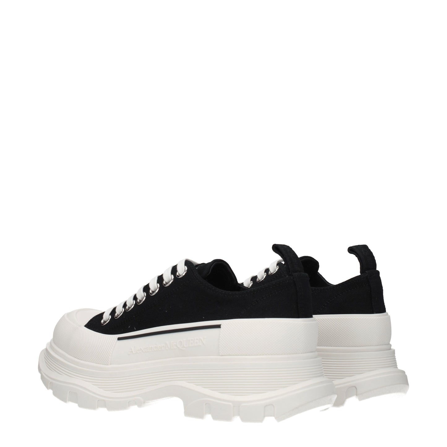 Alexander McQueen Men's Sneakers in Fabric  Black