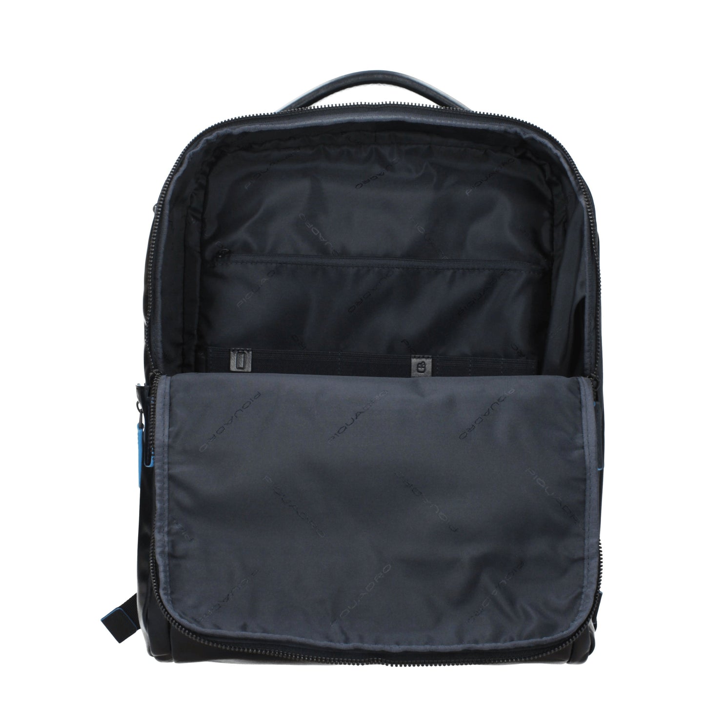 Piquadro Backpacks and Bumbags Men Leather Blue/Dark Blue