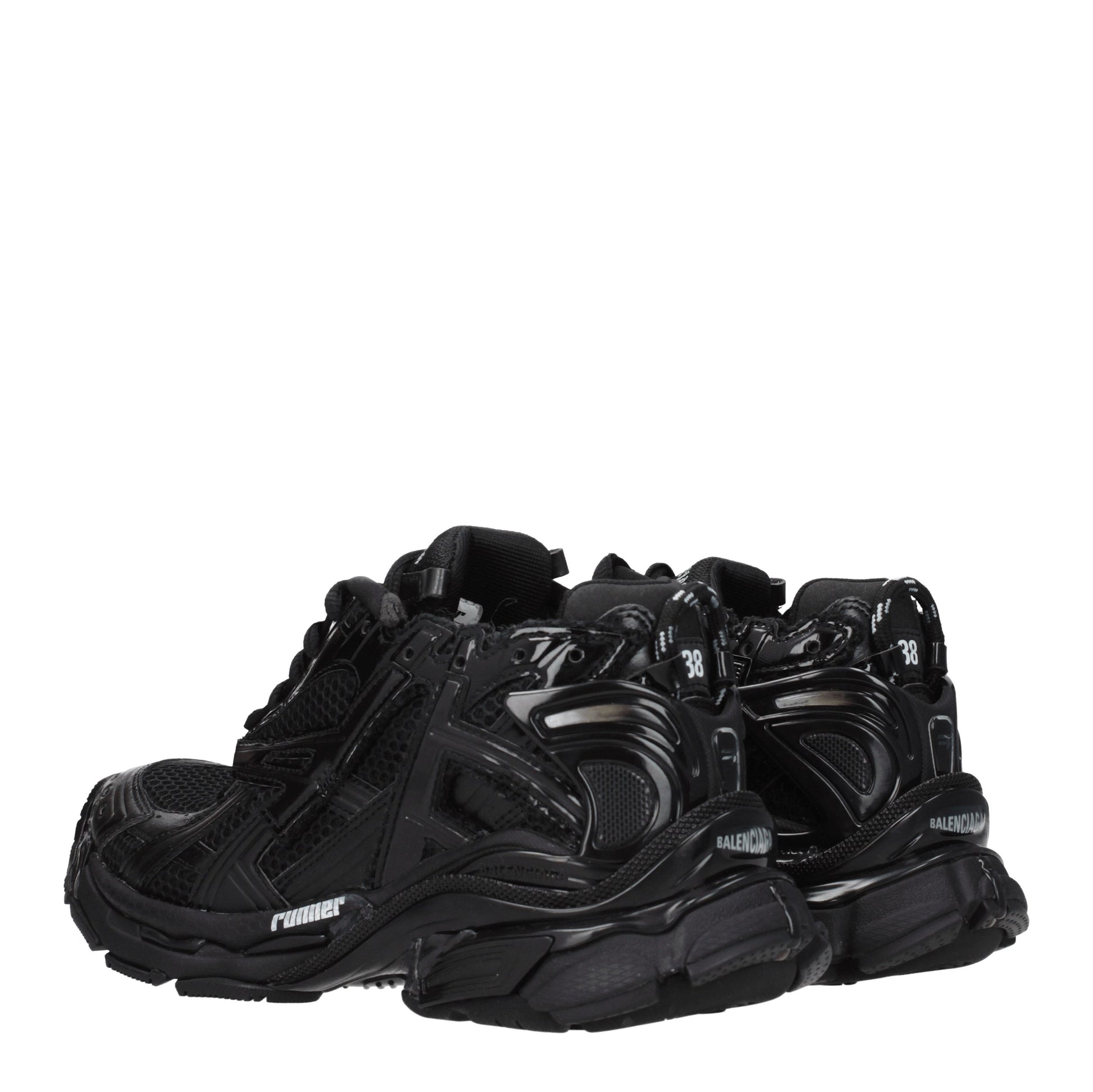 Balenciaga Sneakers Women Fabric  Black