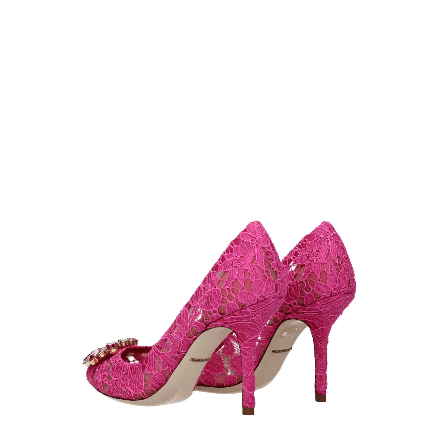 Dolce&Gabbana Women's Pumps in Fabric  Fuchsia