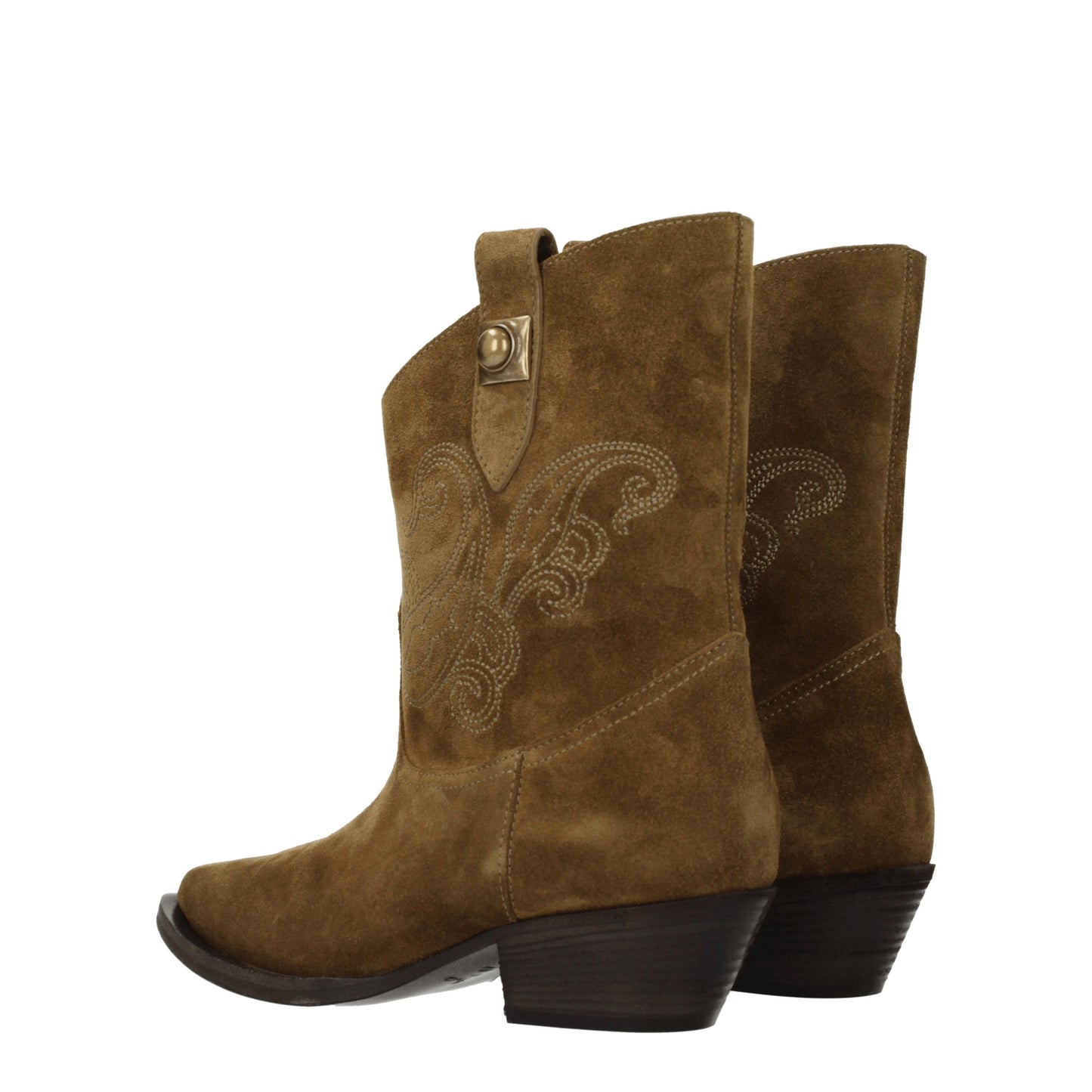 Etro Women's Boots in Suede Brown/Oak