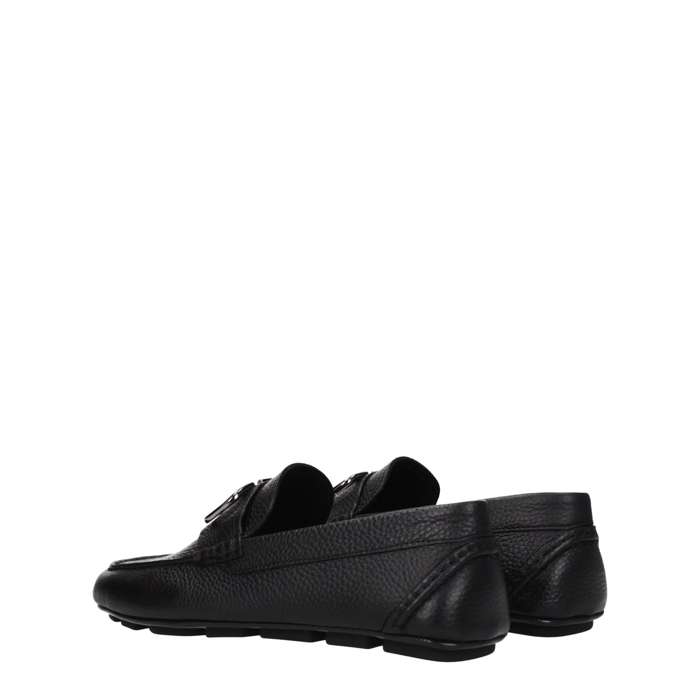 Valentino Garavani Men's Loafers in Leather Black