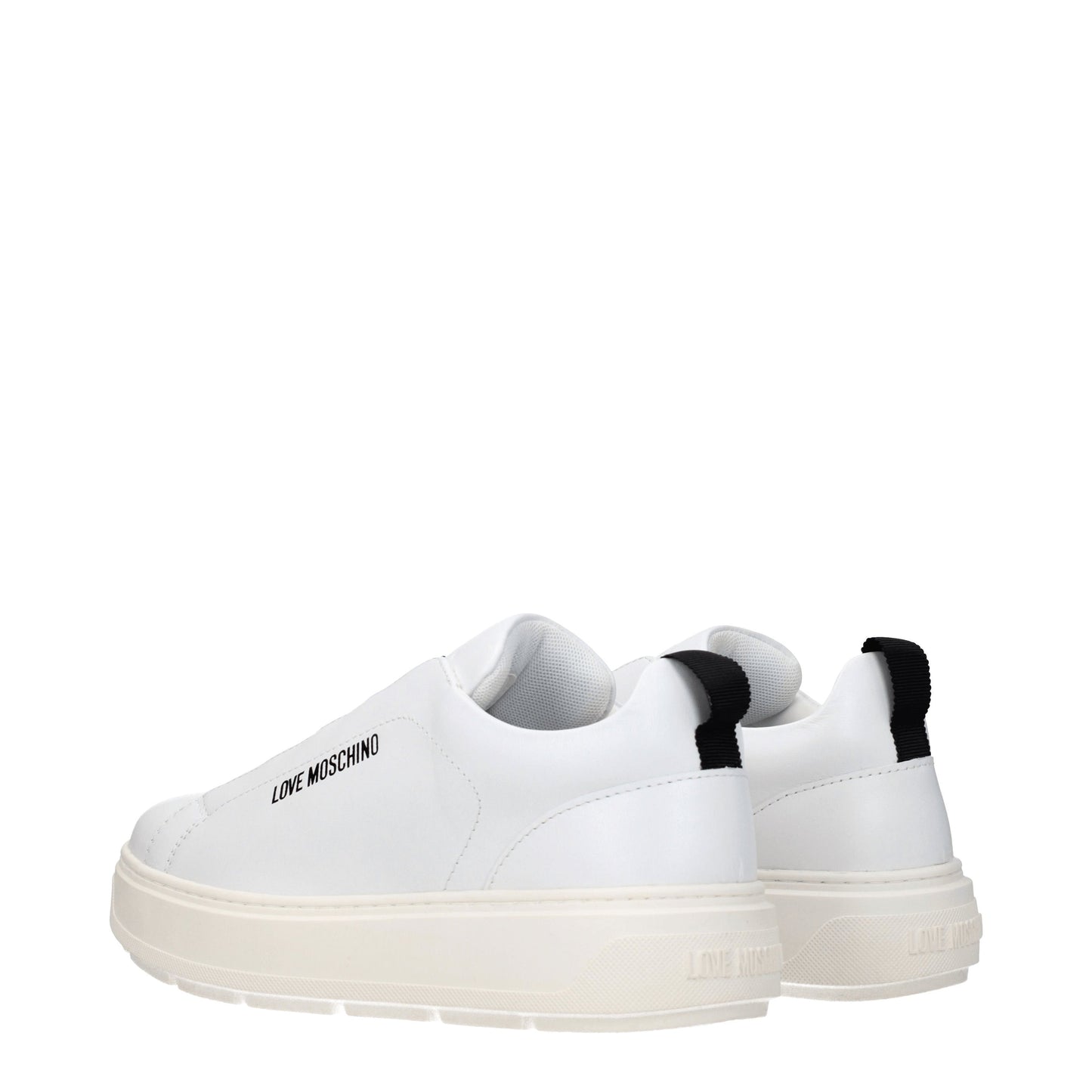 Love Moschino Women's Sneakers in Leather White