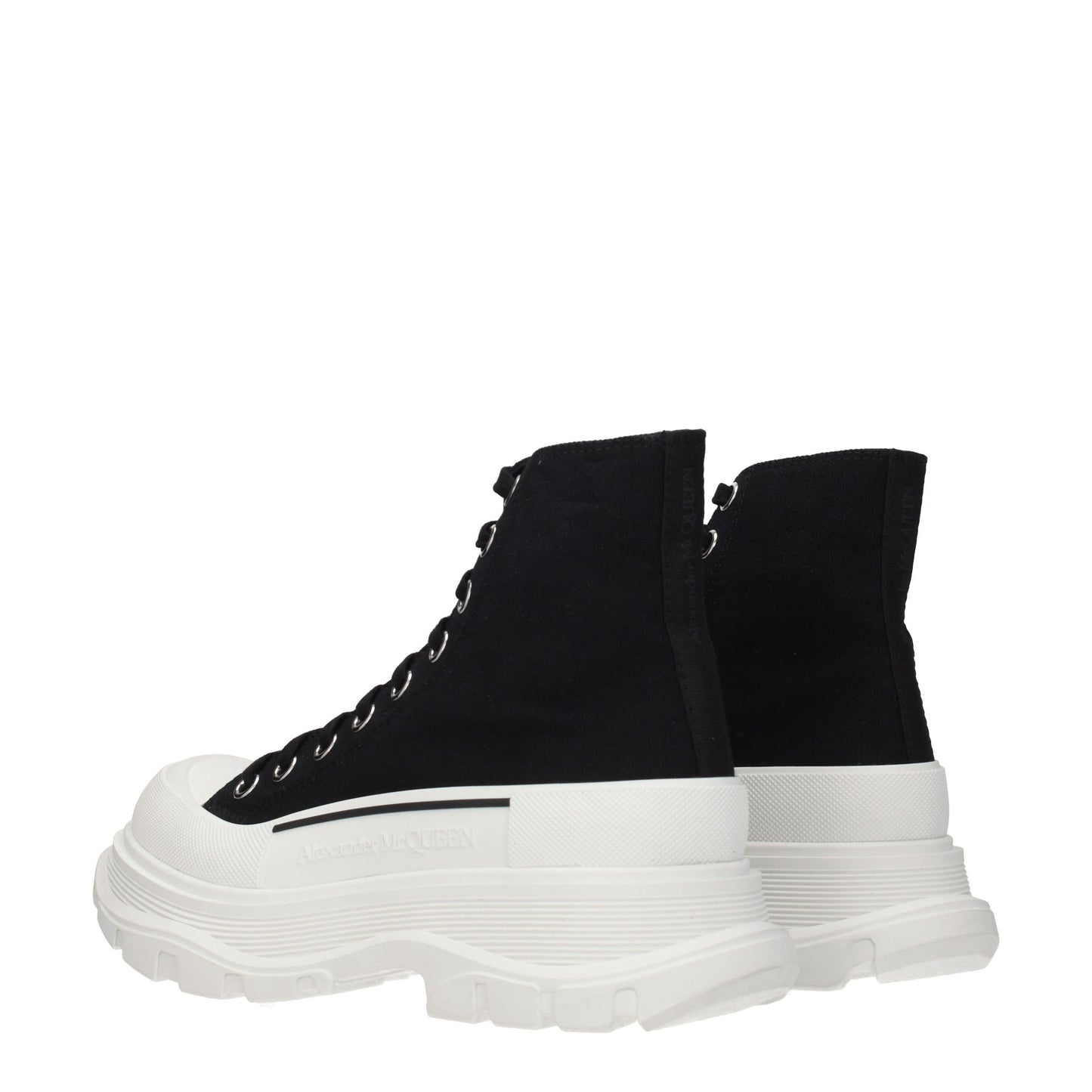 Alexander McQueen Men's Sneakers in Fabric  Black