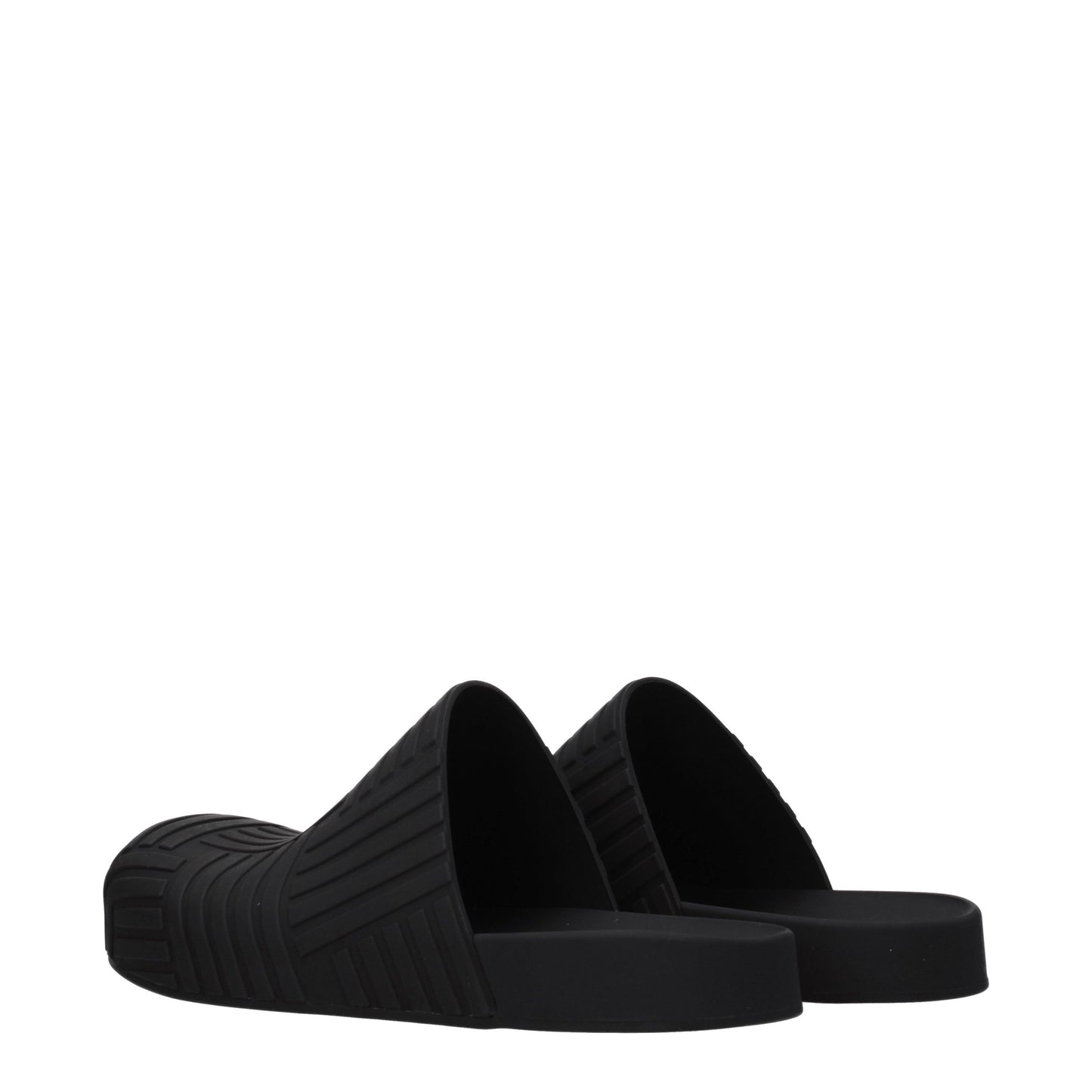 Bottega Veneta Sandals & Slippers Men Rubber Black