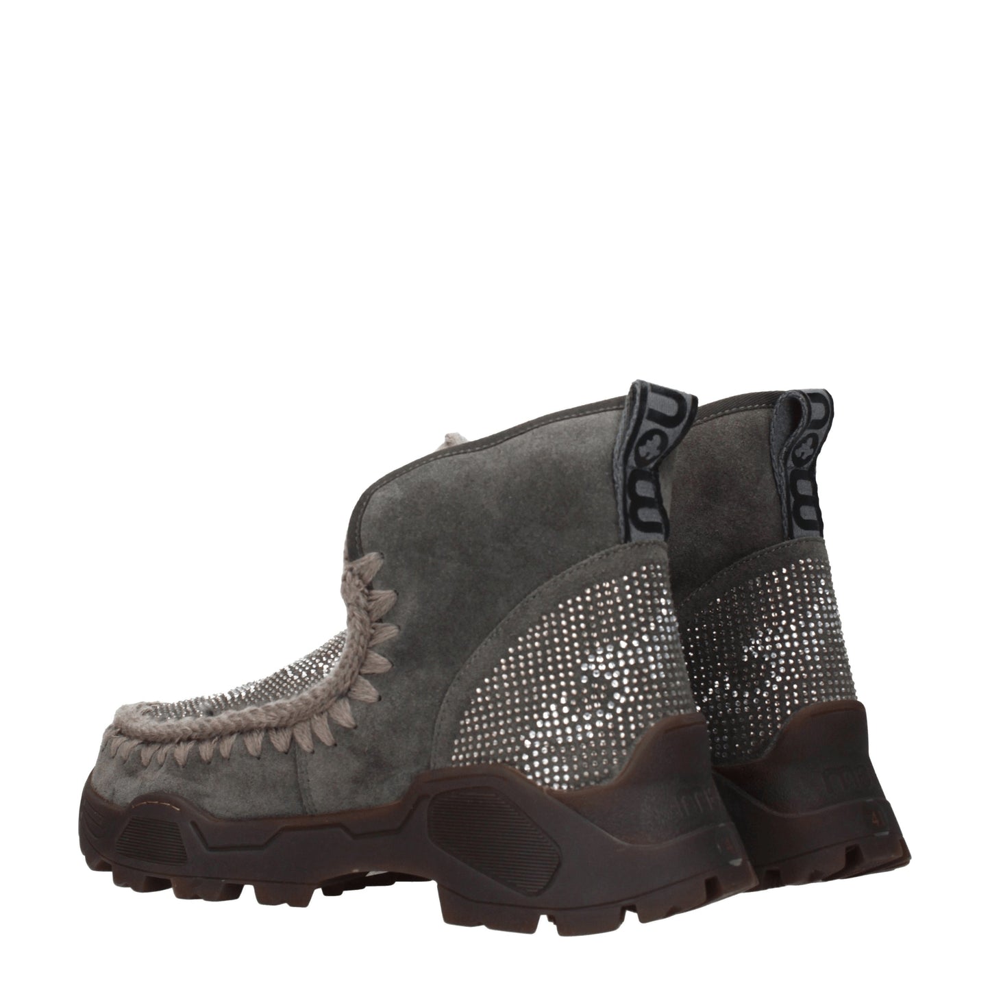 Mou Women's Boots in Suede Gray