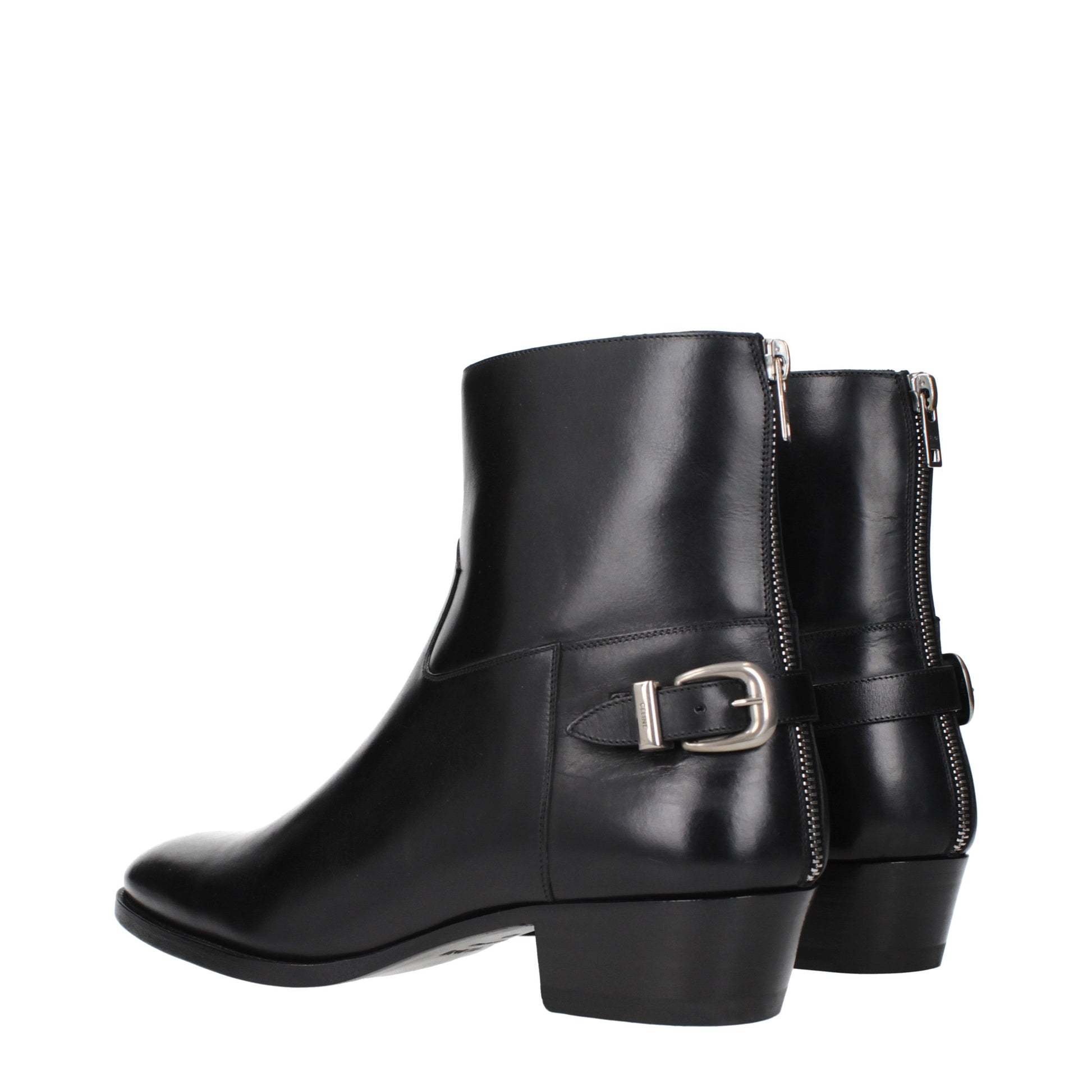 Celine Men's Ankle Boots Leather
