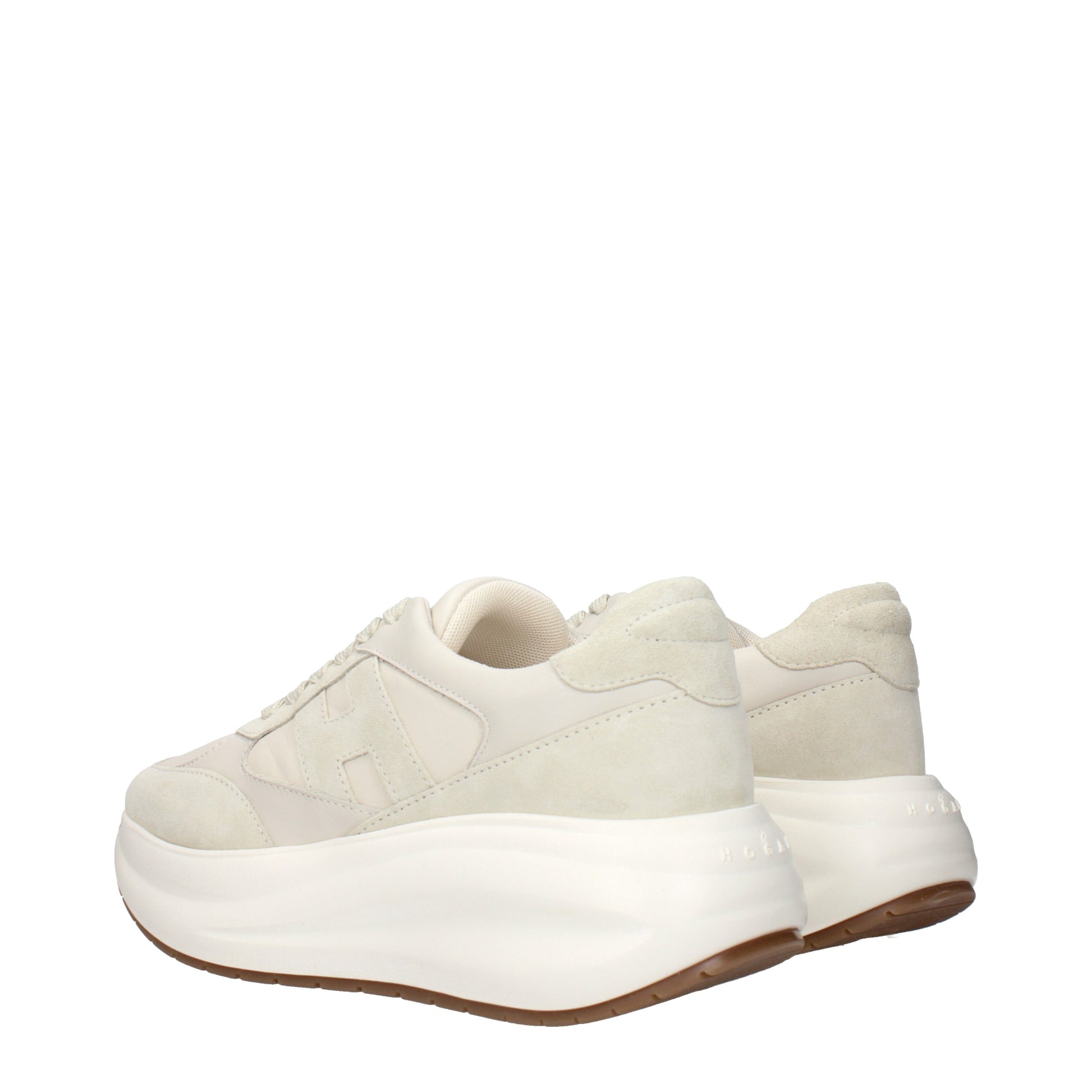 Hogan Sneakers Women Leather Beige/Ivory