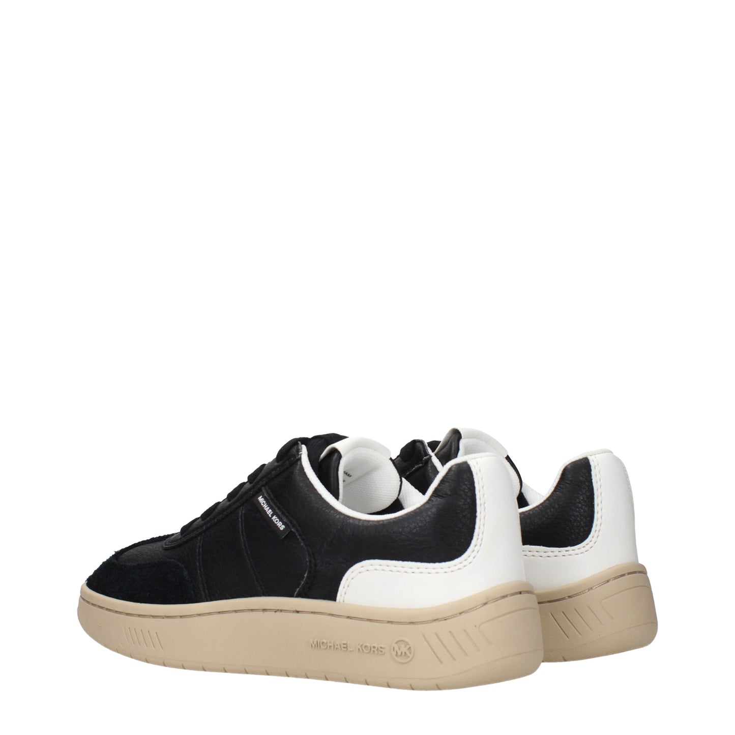 Michael Kors Sneakers Women Leather Black/White